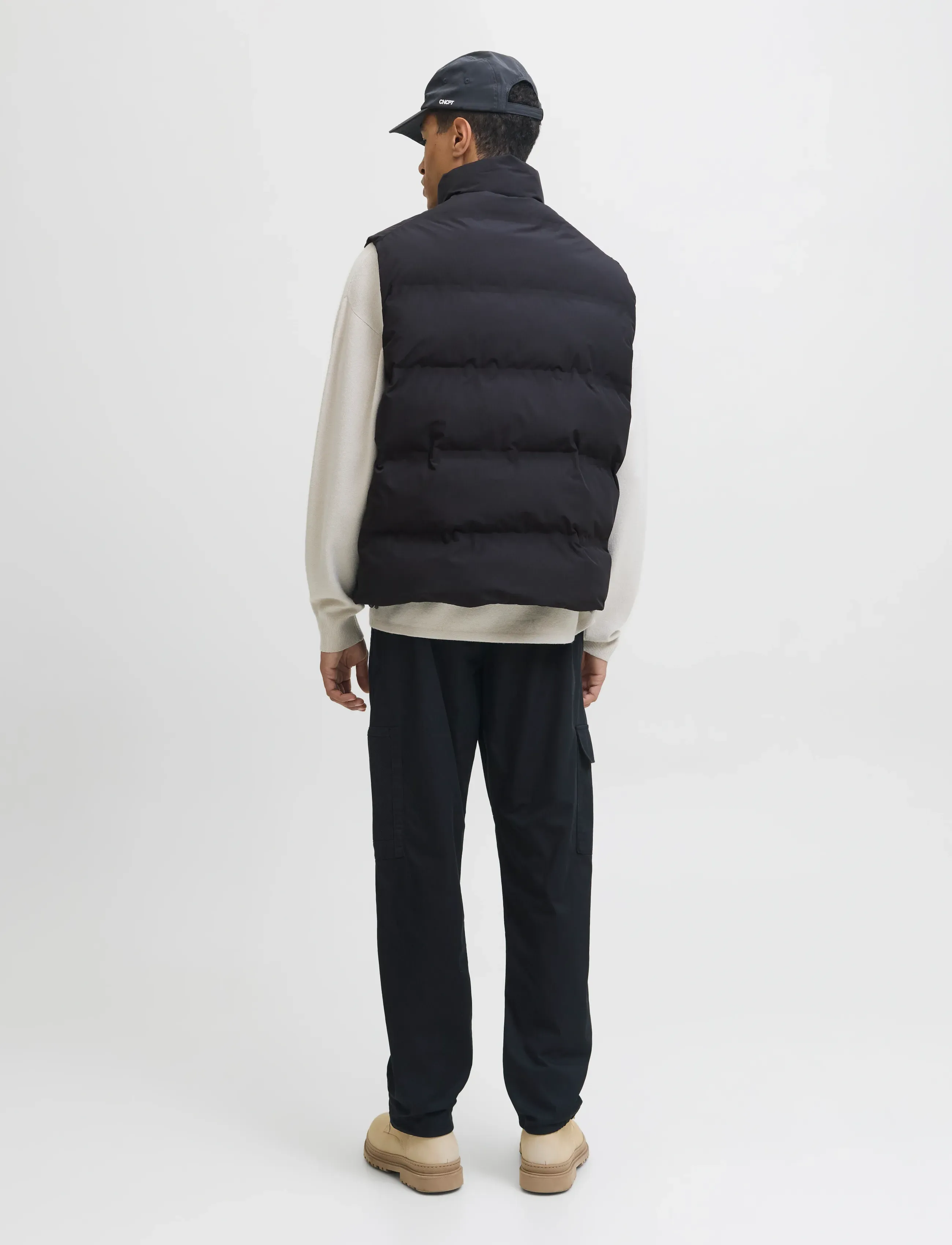 Jack & Jones - JJESOHO BODYWARMER COLLAR SN - westen - black - 2