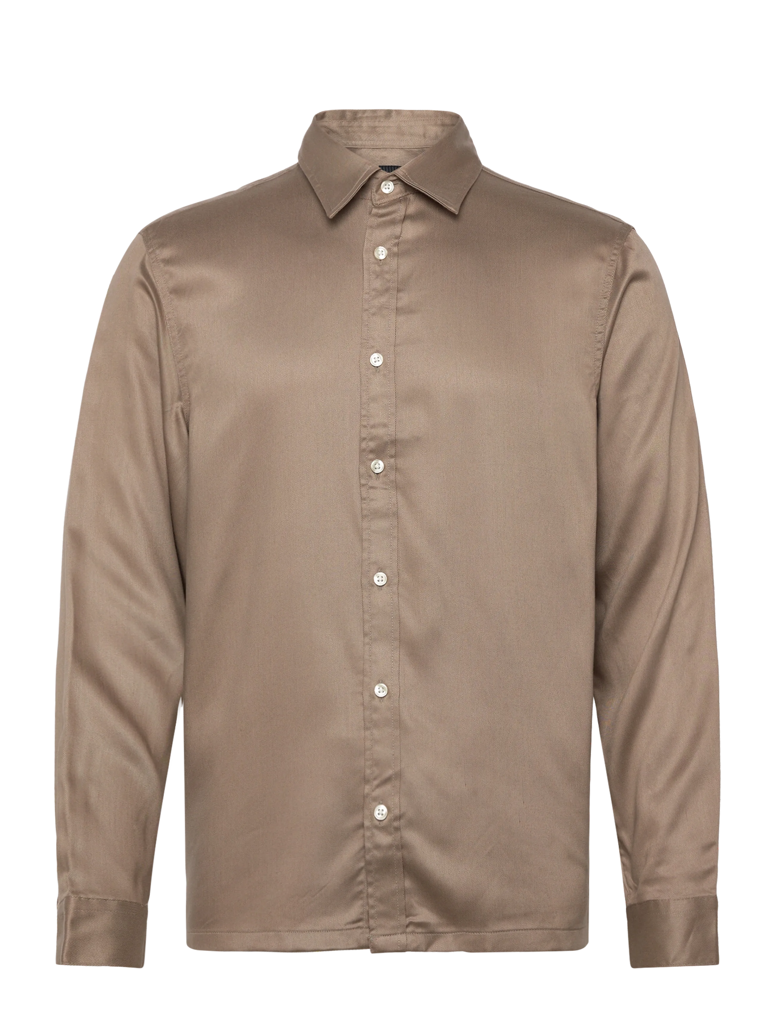 Jack & Jones Jprblamilo L/S Shirt Styd Aw24, M, Beige, Skjorter > Afslappet Shirts, Herre