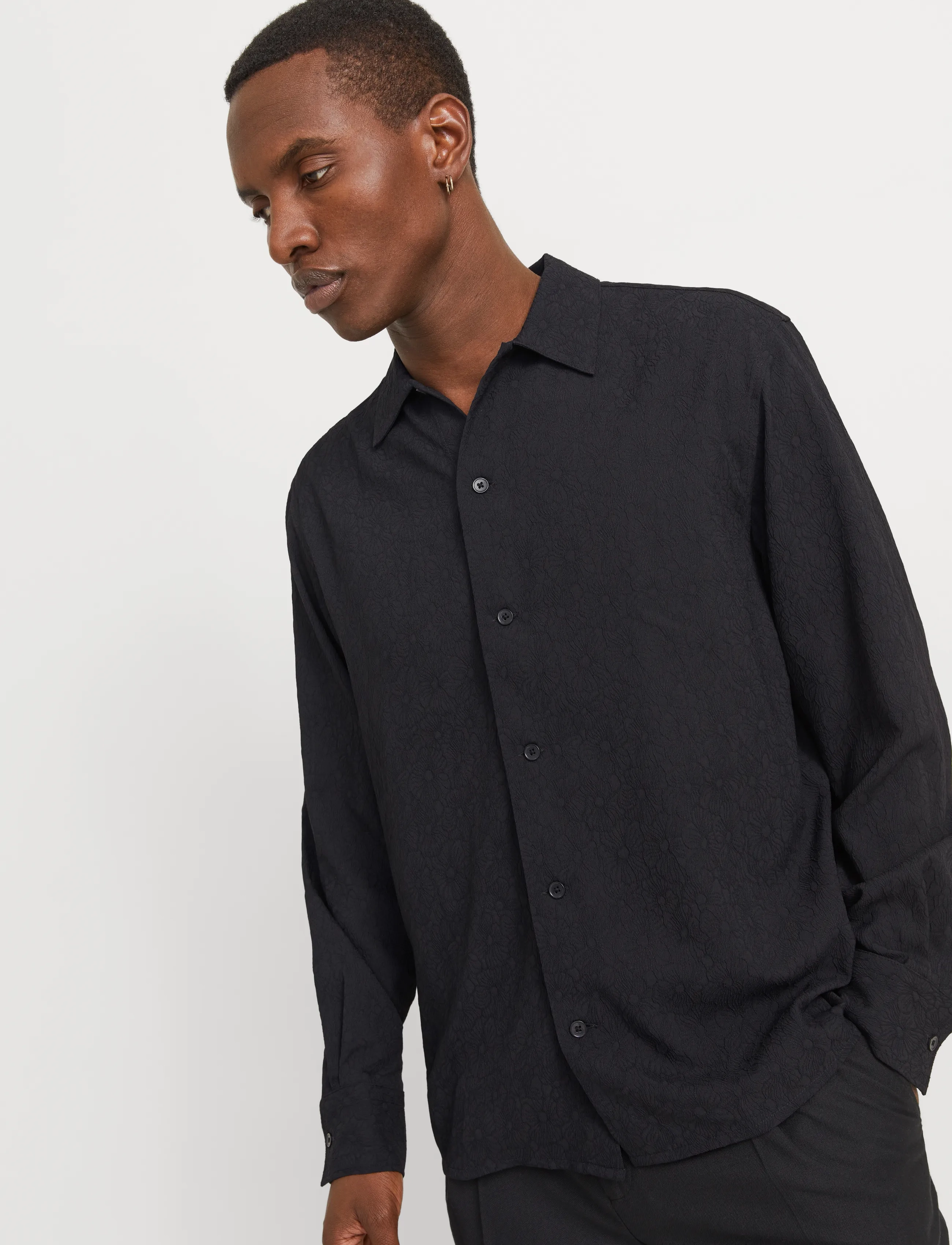 JACK & JONES Jprblatrend Jacquard L/S Shirt Styd Aw24 casual skjortor herr – bild 6