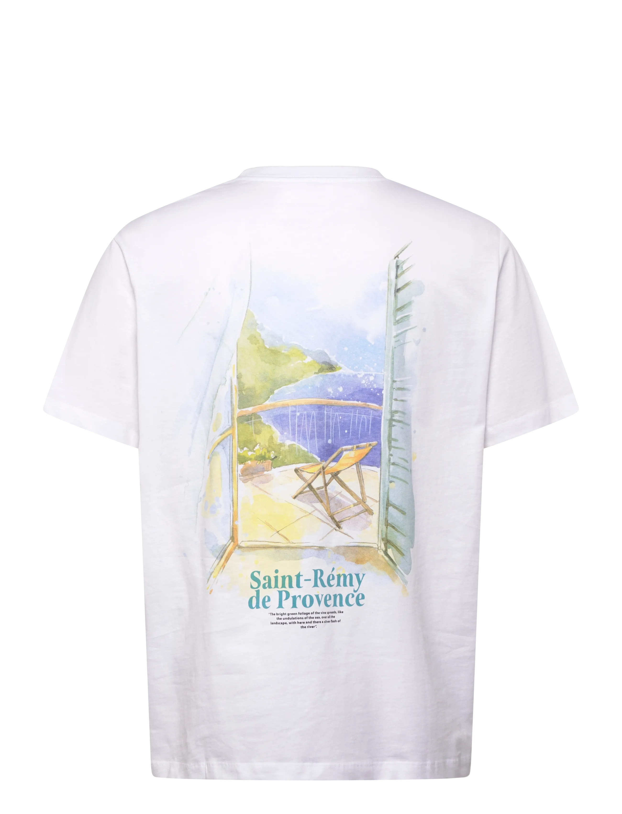 Jack & Jones - JORVALLEY TEE SS CREW NECK TG LN - kortærmede t-shirts - bright white - 1