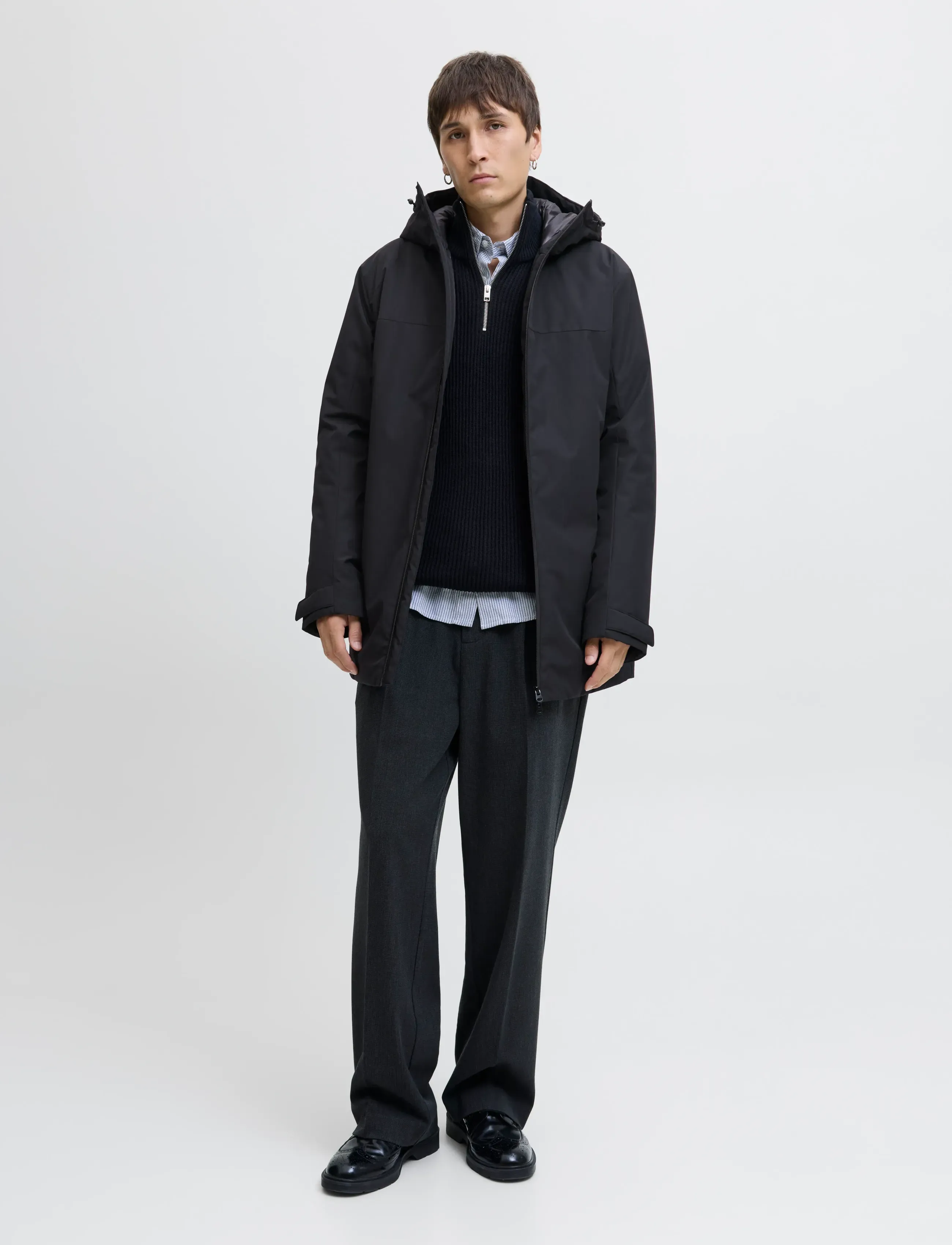 Jack & Jones - JJBRANDON PARKA - winter jackets - black - 5