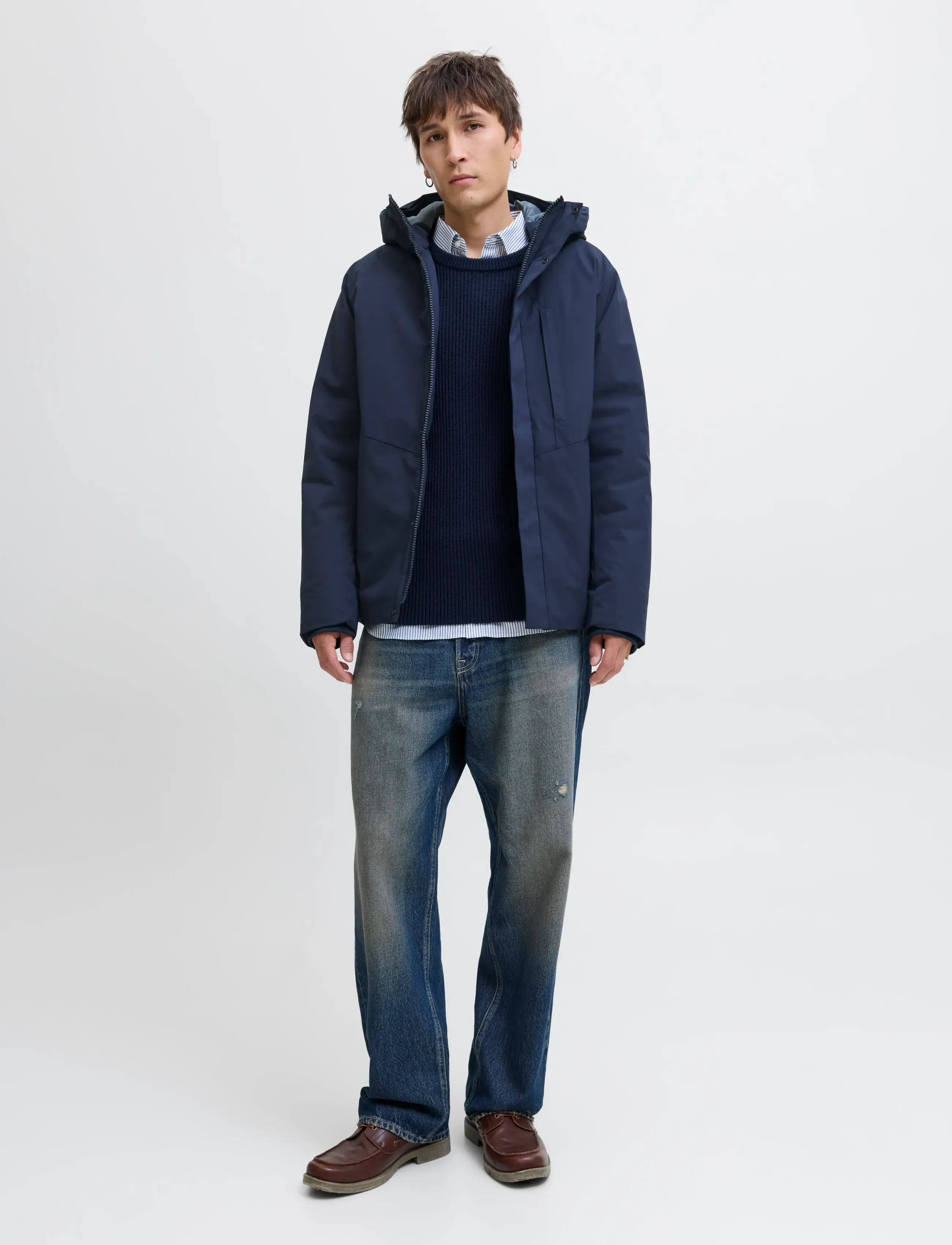 Jack & Jones Jjekeen Jacket Aw25 Sn, S, Jackets, Marineblau - Parkas, Männerswear