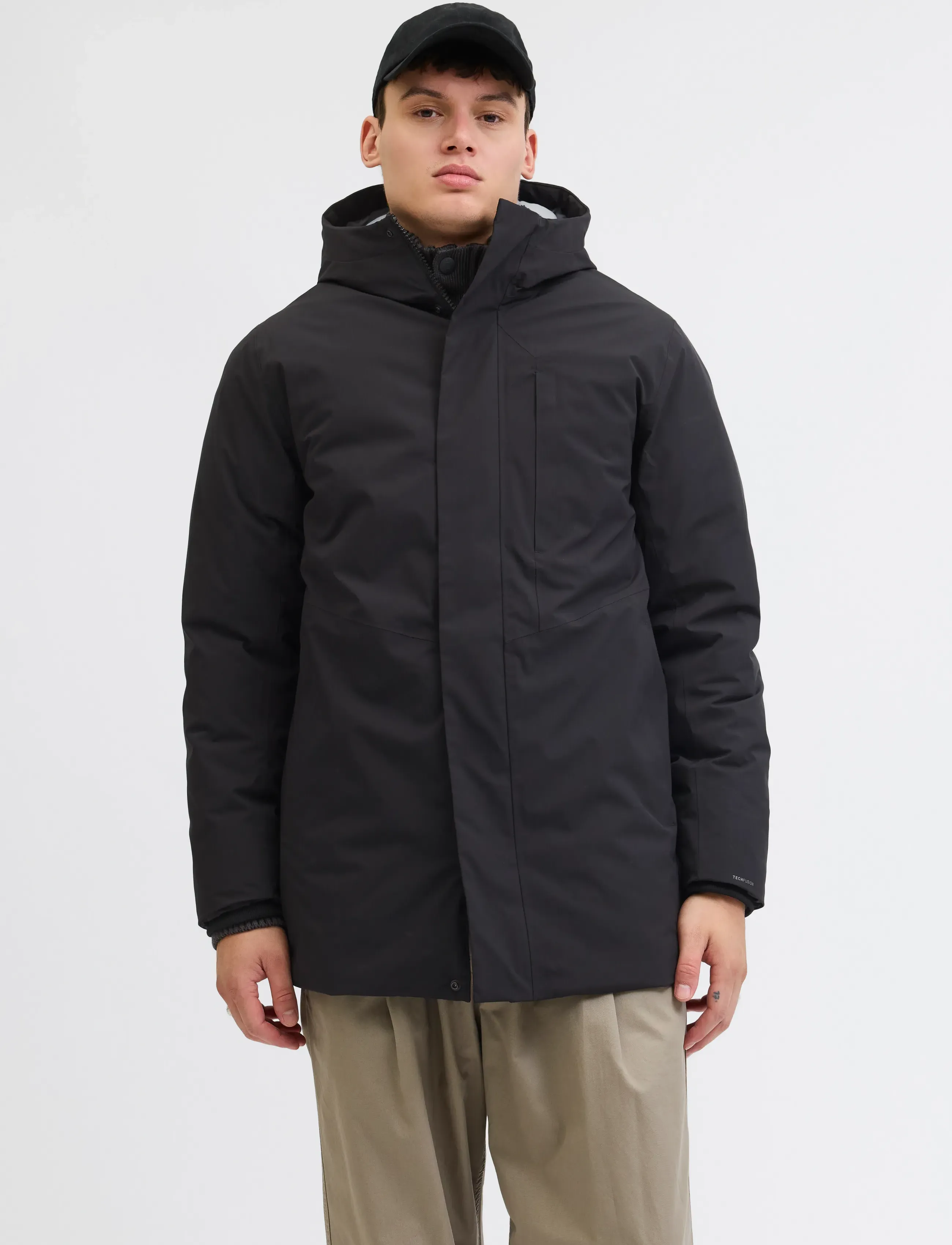 Jack & Jones Jjekeen Parka Aw25 Sn, XXL, Jackets, Schwarz - Parkas, Männerswear