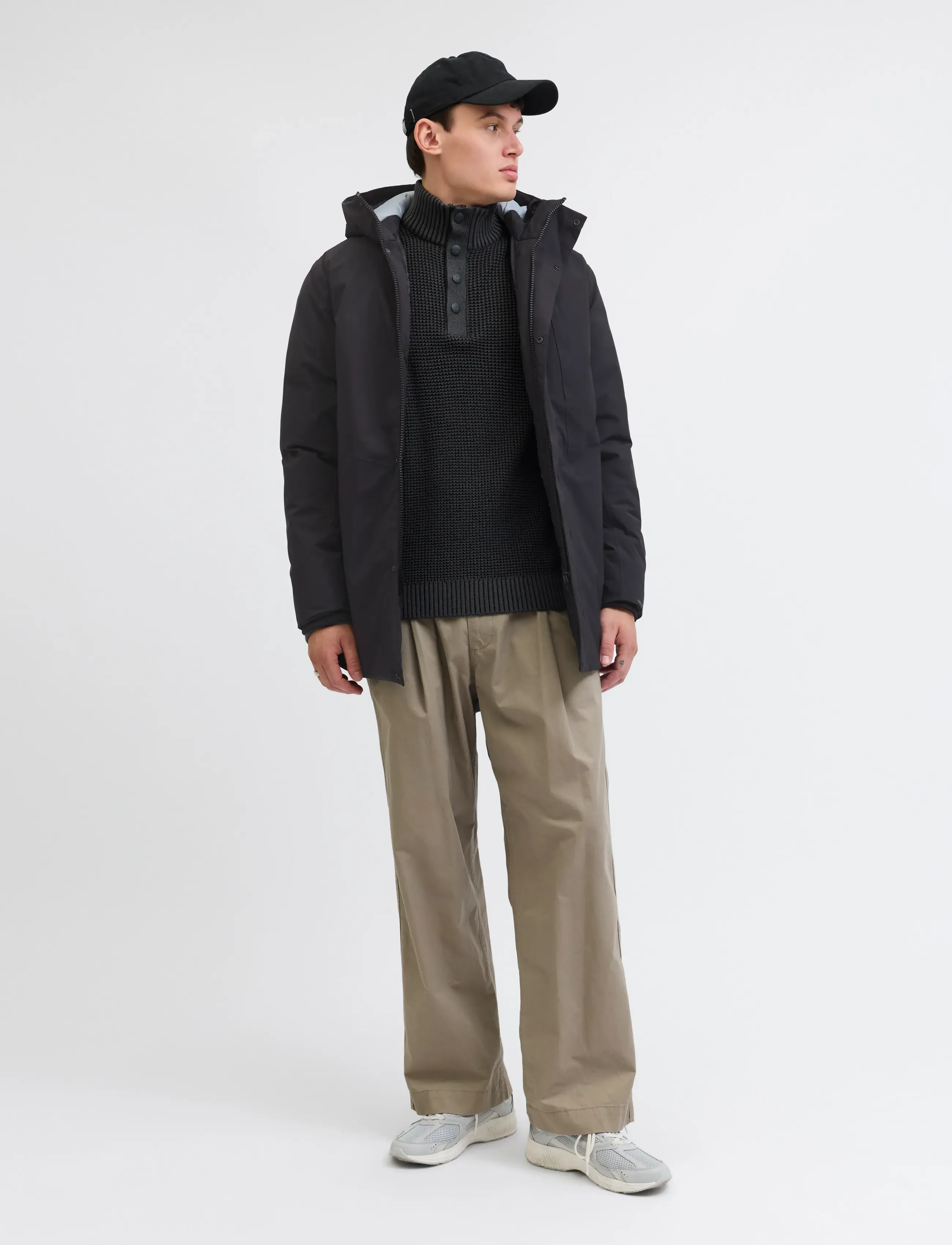 Jack & Jones - JJEKEEN PARKA AW25 SN - parkas - black - 4