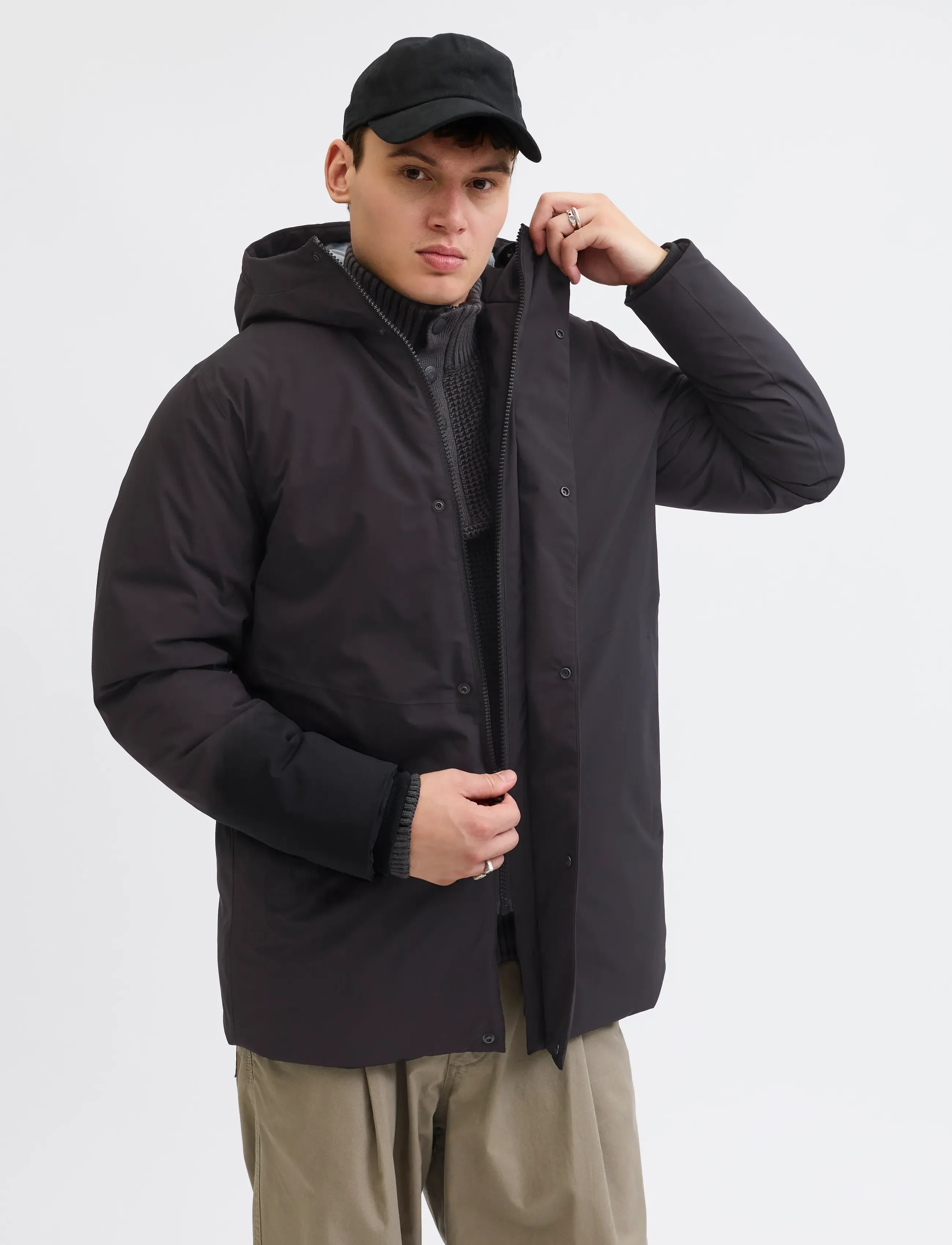 Jack & Jones - JJEKEEN PARKA AW25 SN - parkas - black - 5