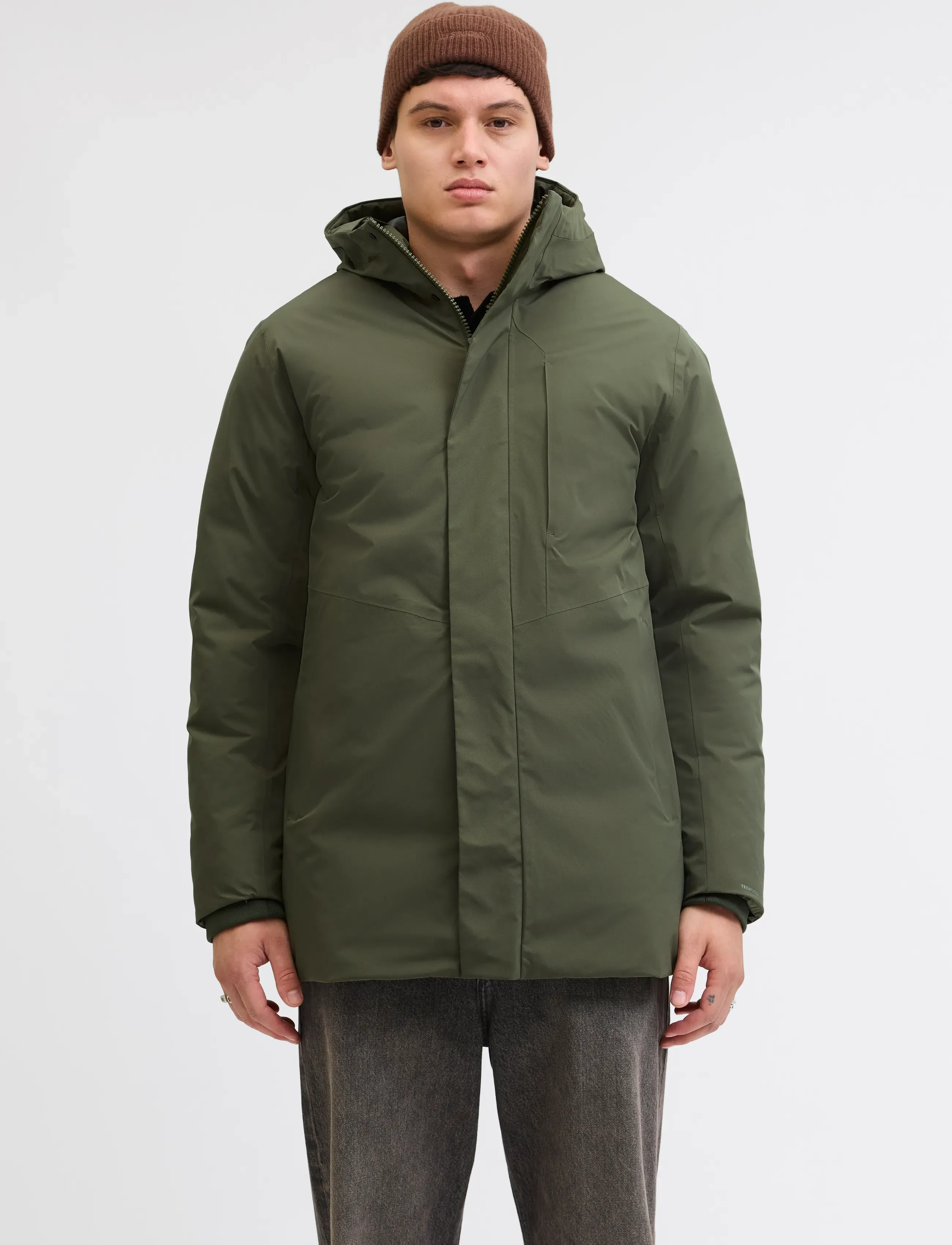 Jack & Jones Jjekeen Parka Aw25 Sn, S, Jackets, Khakigrün - Parkas, Männerswear