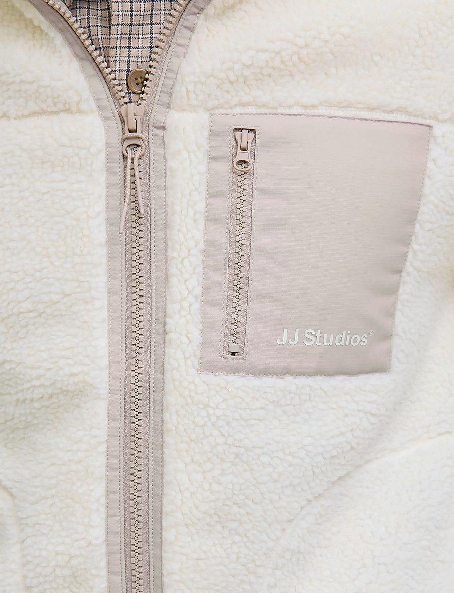 Jack & Jones - JJESOHO TEDDY JACKET NOOS - fleece-pullover - atmosphere - 3