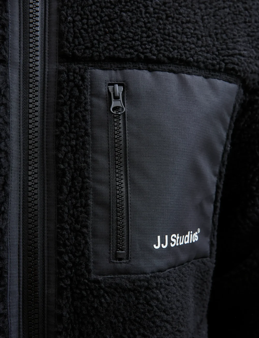 Jack & Jones - JJESOHO TEDDY JACKET NOOS - teddytröjor - black - 5