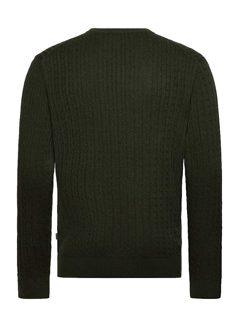Jack & Jones - JJEEMIL KNIT CABLE CREW NECK NOOS - rund hals - duffel bag - 2