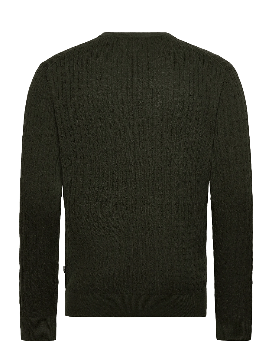 Jack & Jones - JJEEMIL KNIT CABLE CREW NECK NOOS - rundhals - duffel bag - 2