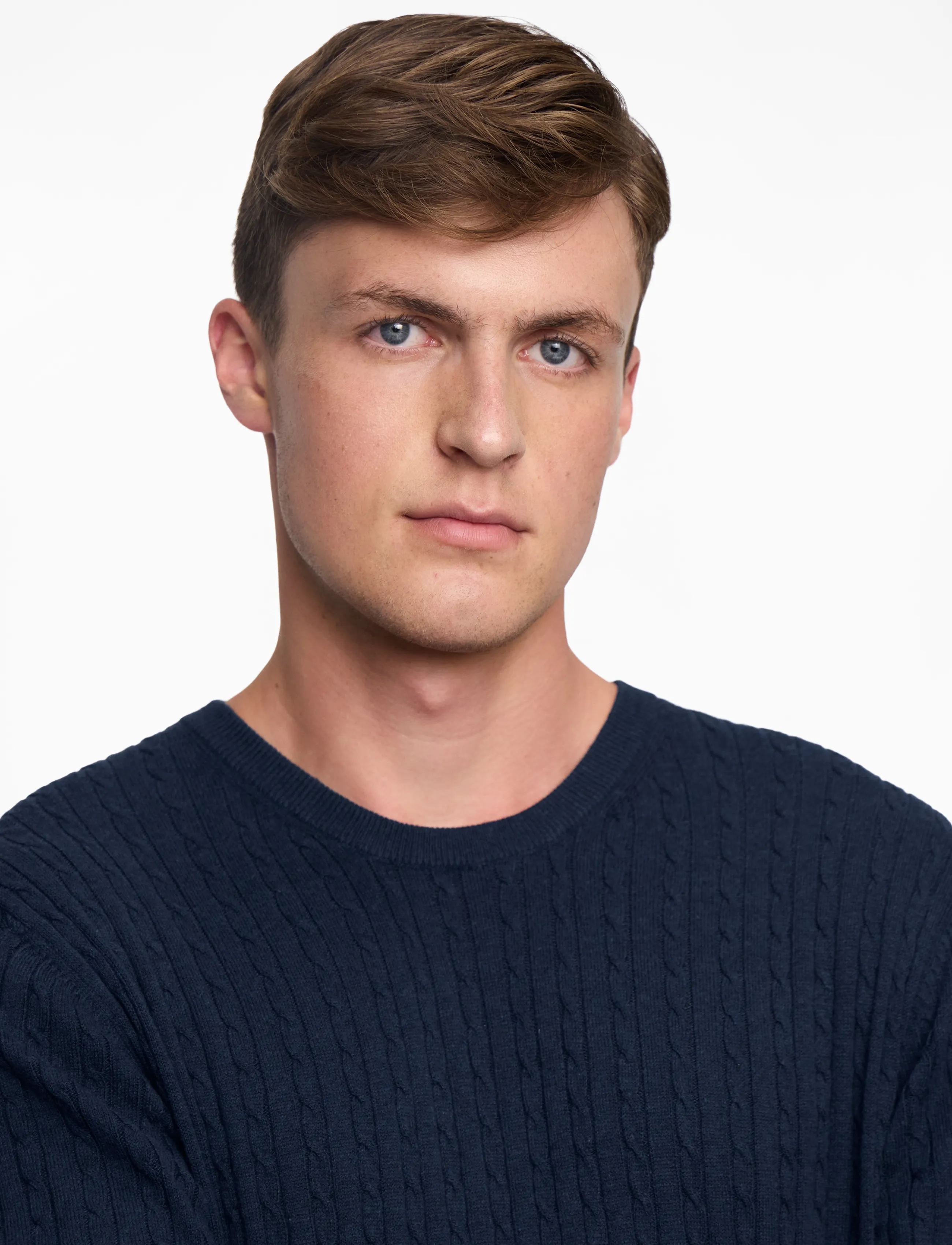 JACK & JONES Jjeemil Knit Cable Crew Neck Noos stickade tröjor herr – bild 8