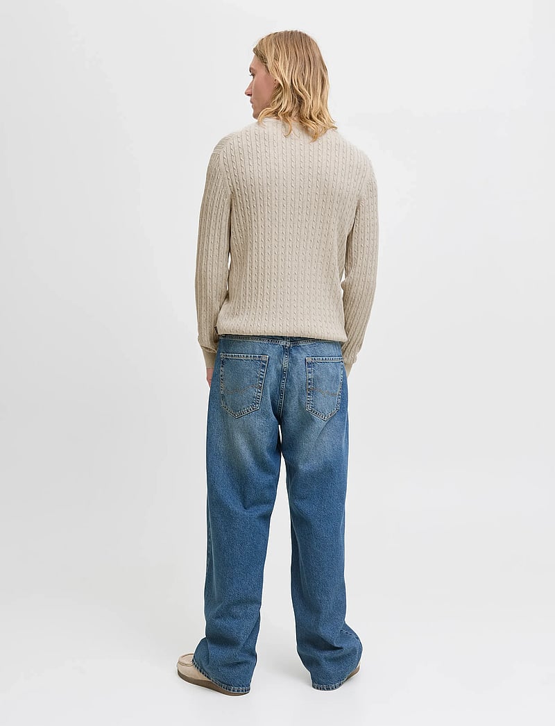 Jack & Jones - JJEEMIL KNIT CABLE CREW NECK NOOS - rundhals - oatmeal - 2