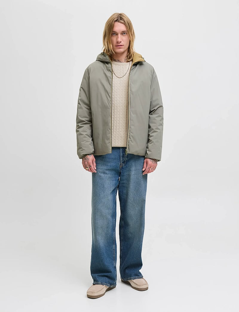 Jack & Jones - JJEEMIL KNIT CABLE CREW NECK NOOS - rundhals - oatmeal - 3