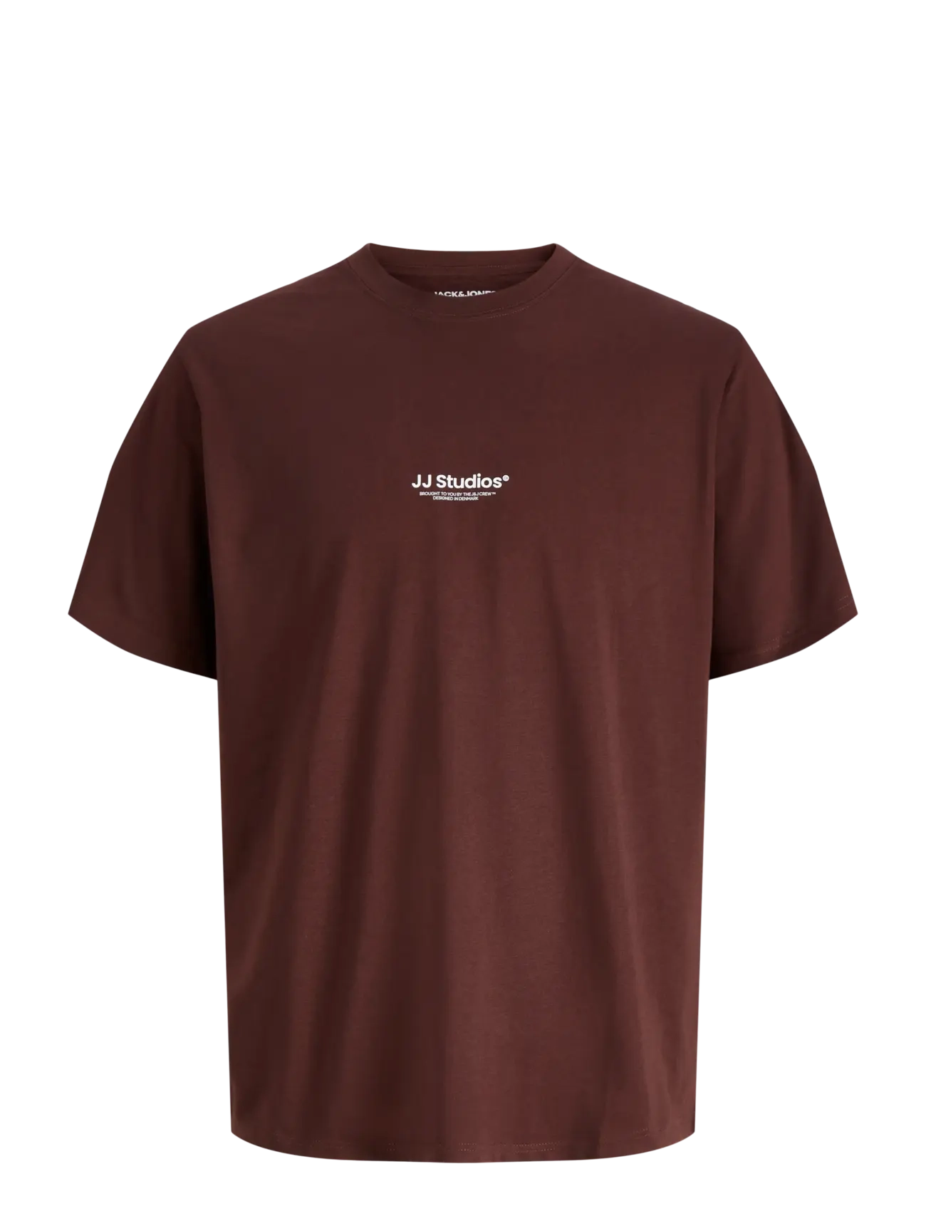 Jack & Jones - JJESOHO TEE SS CREW NECK NOOS - short-sleeved t-shirts - bitter chocolate - 1