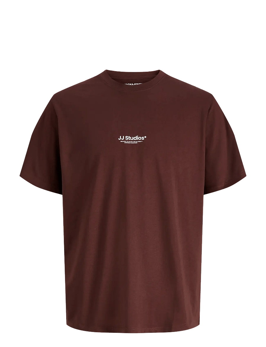 Jack & Jones - JJESOHO TEE SS CREW NECK NOOS - lühikeste varrukatega t-särgid - bitter chocolate - 1