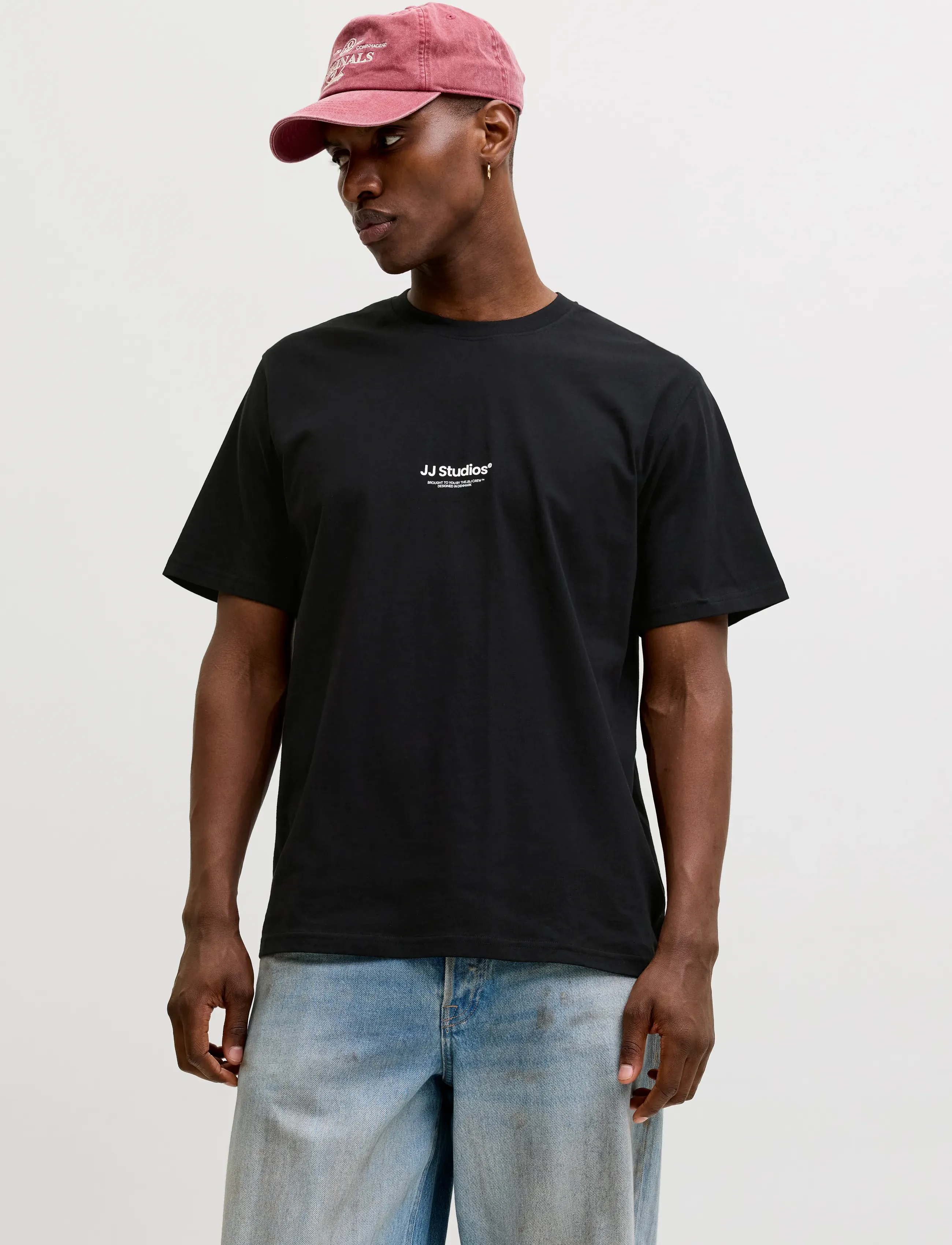 Jack & Jones JJESOHO TEE SS CREW NECK NOOS - T-Shirts - BLACK / black