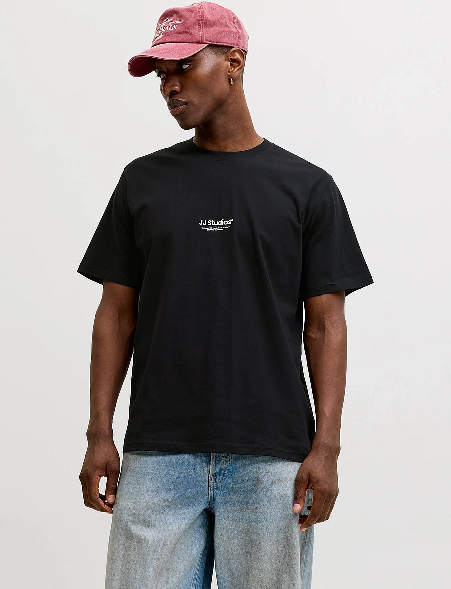 Jack & Jones - JJESOHO TEE SS CREW NECK NOOS - lühikeste varrukatega t-särgid - black - 0