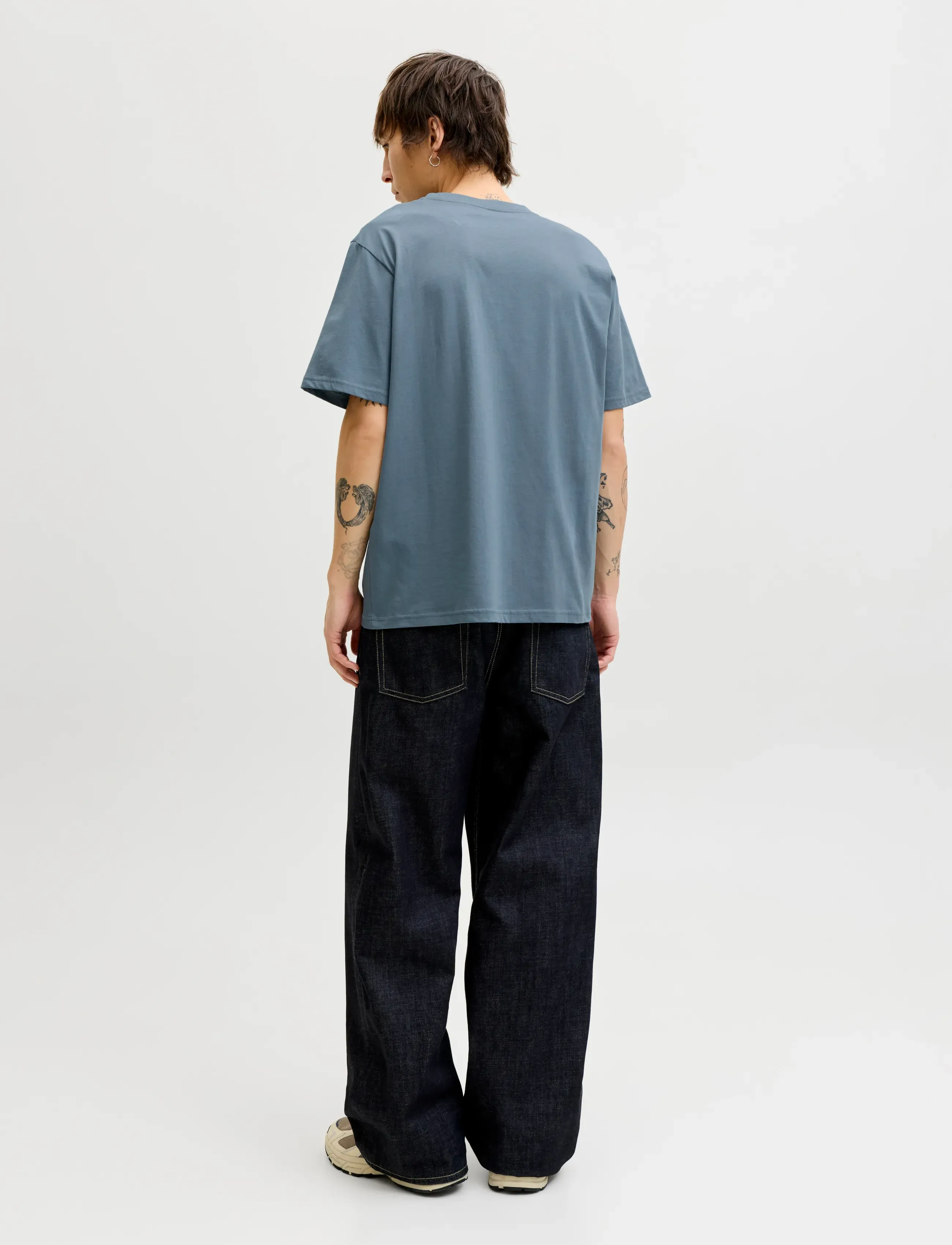 Jack & Jones - JJESOHO TEE SS CREW NECK NOOS - short-sleeved t-shirts - blue mirage - 2