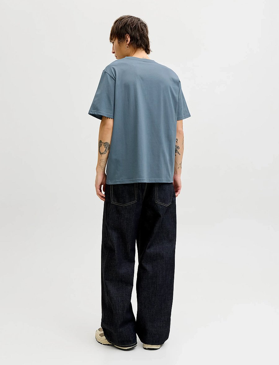 Jack & Jones - JJESOHO TEE SS CREW NECK NOOS - kurzärmelig - blue mirage - 2