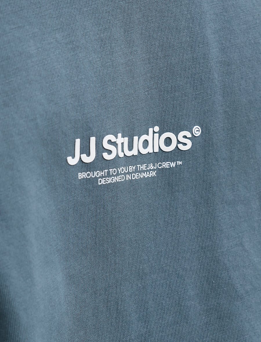 Jack & Jones - JJESOHO TEE SS CREW NECK NOOS - kurzärmelig - blue mirage - 4