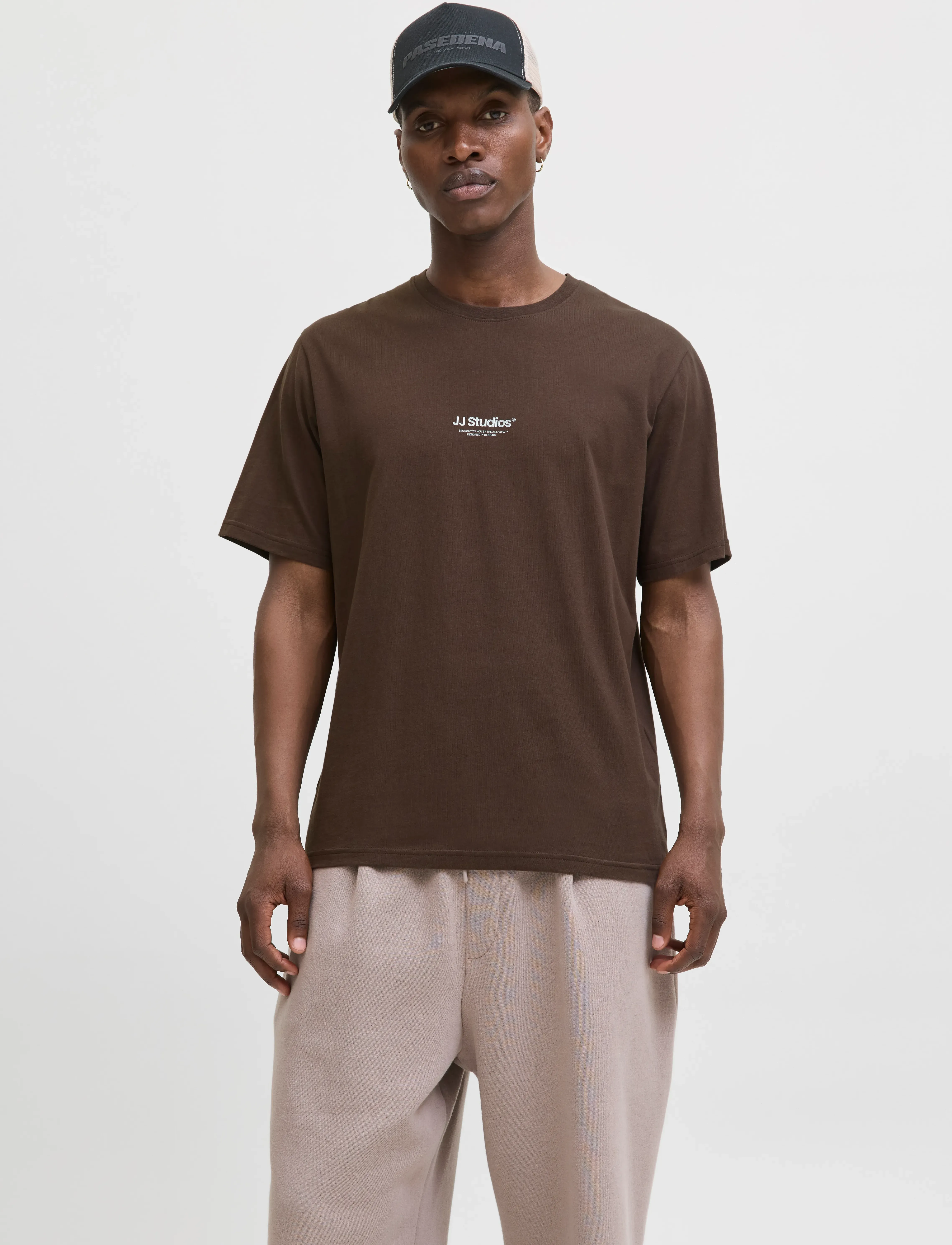 Jack & Jones JJESOHO TEE SS CREW NECK NOOS - T-särgid - DELICIOSO / brown