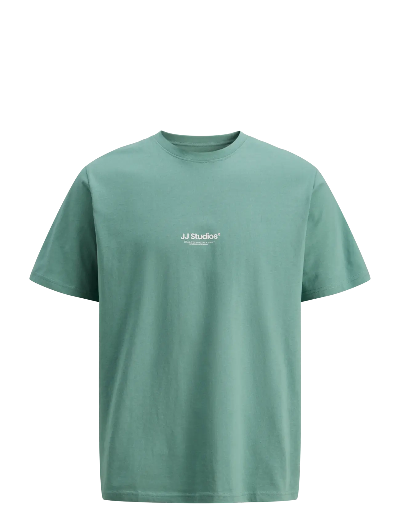 Jack & Jones JJESOHO TEE SS CREW NECK NOOS - T-shirts - MINERAL BLUE / green