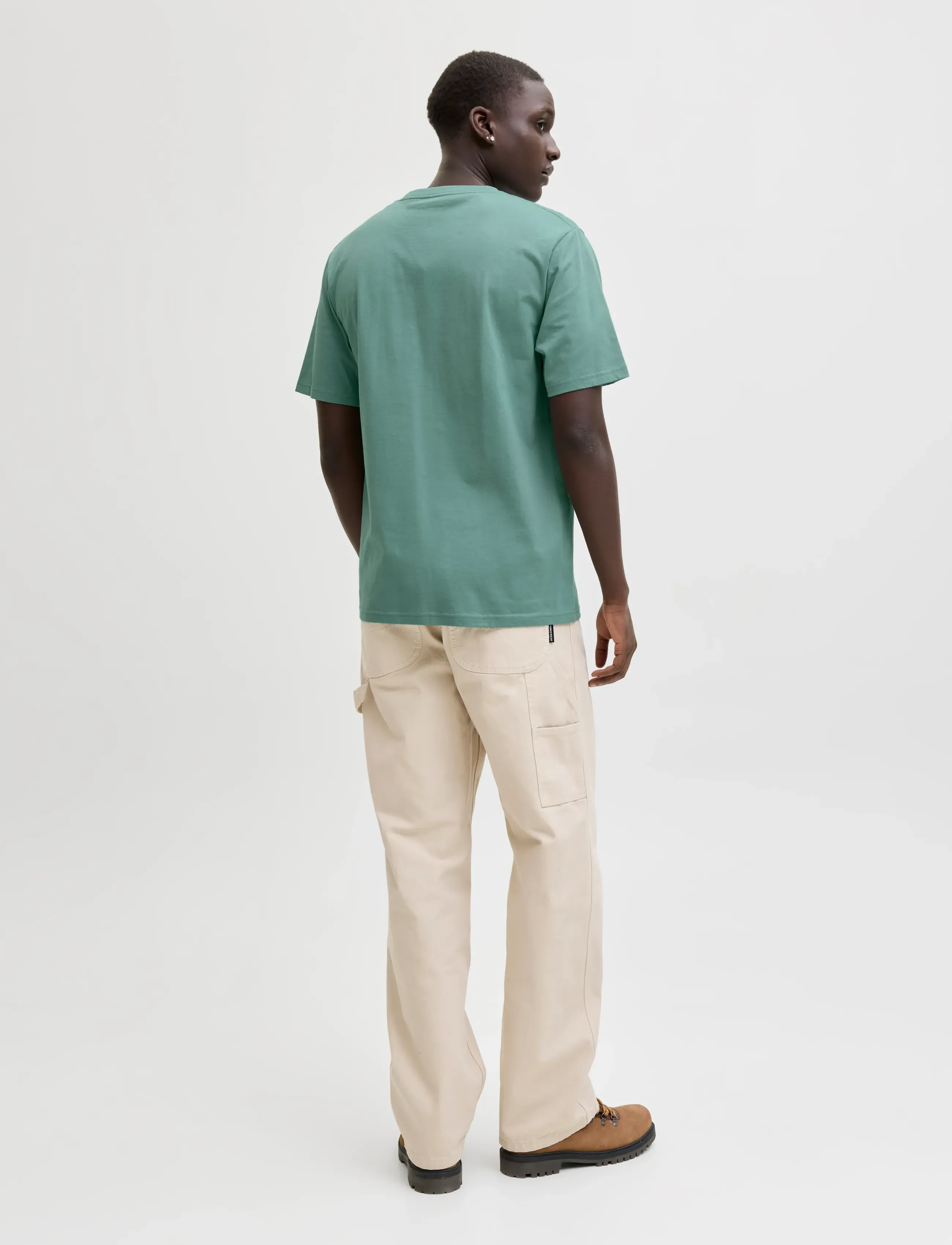 Jack & Jones - JJESOHO TEE SS CREW NECK NOOS - short-sleeved t-shirts - mineral blue - 2