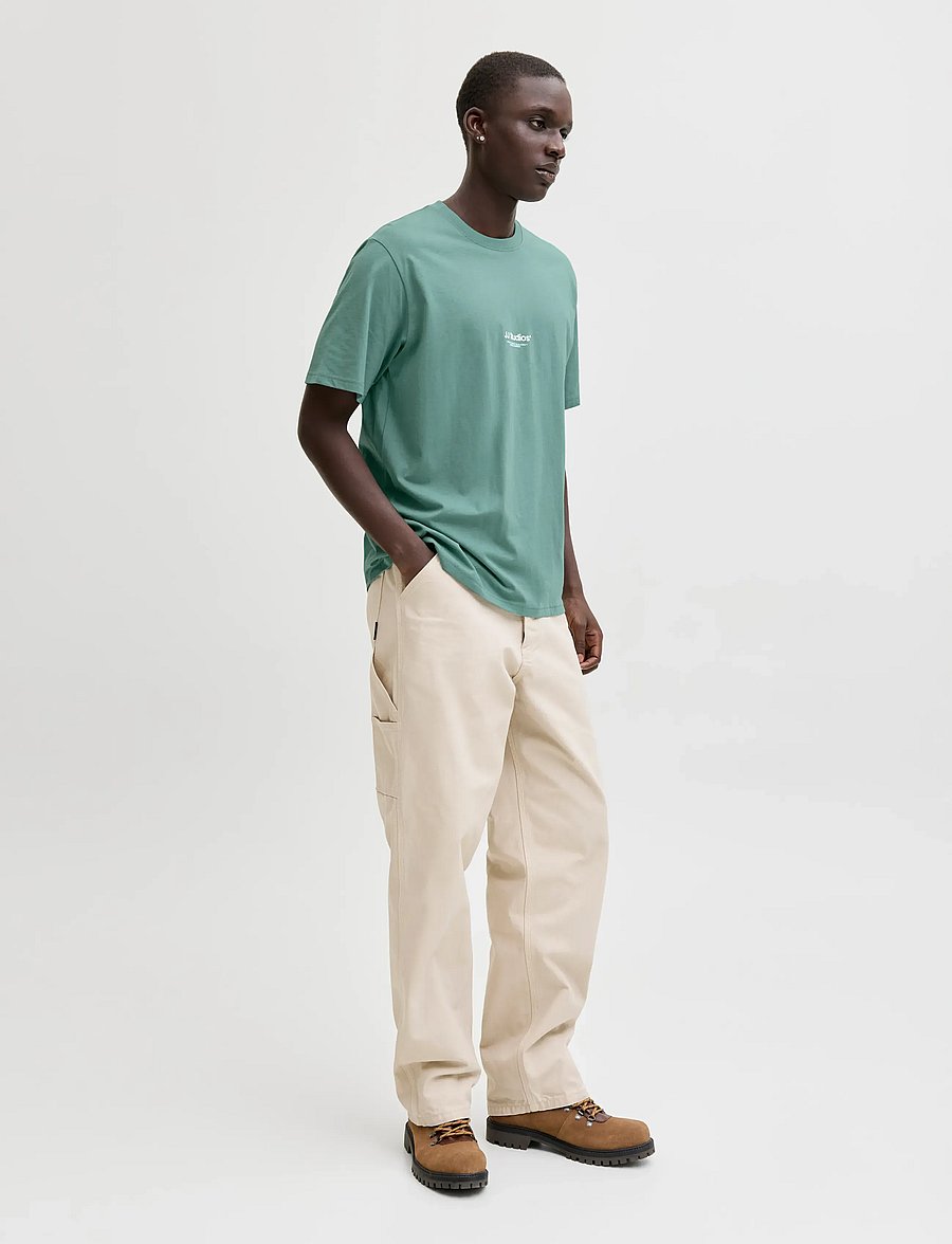 Jack & Jones - JJESOHO TEE SS CREW NECK NOOS - kurzärmelig - mineral blue - 3