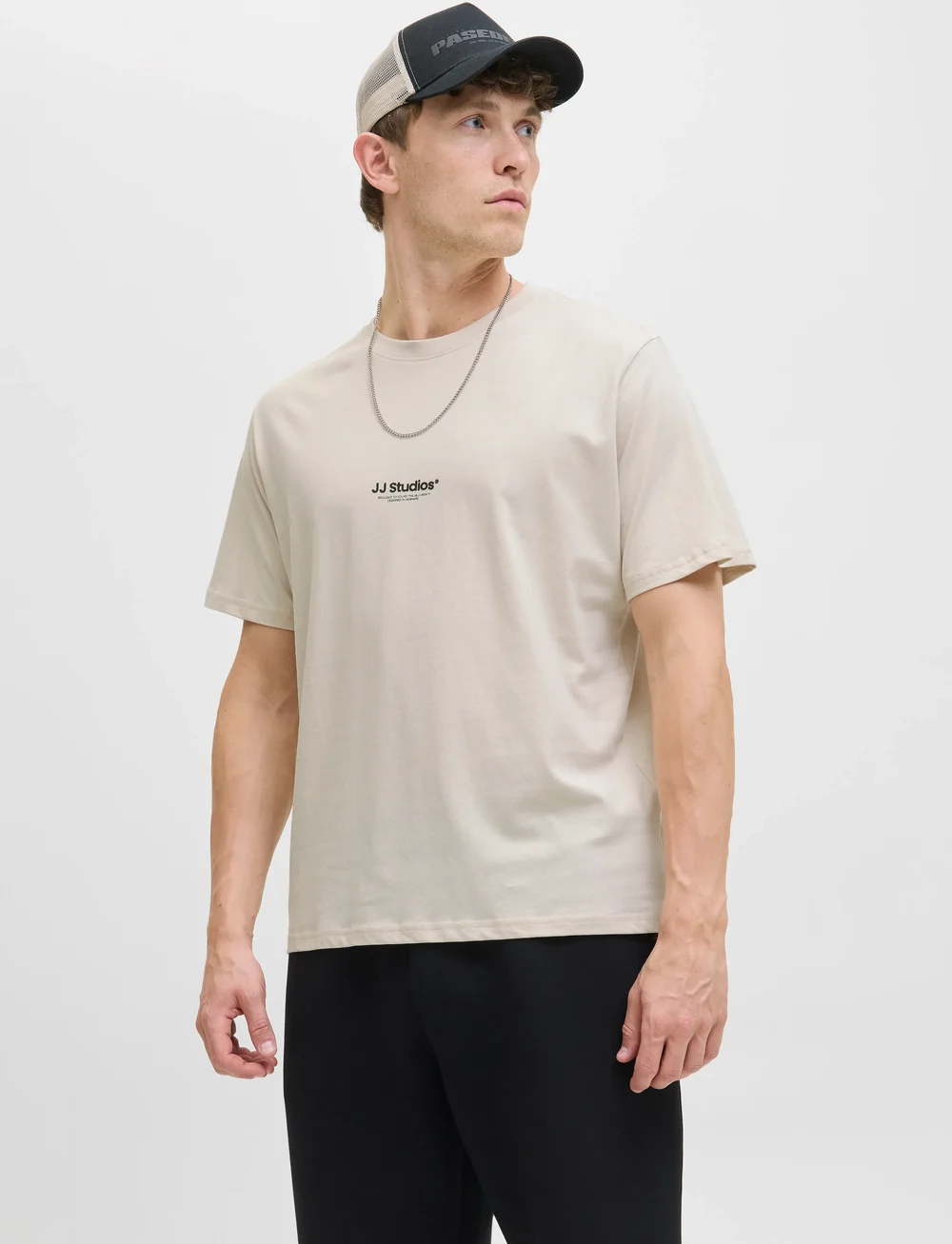 Jack & Jones - JJESOHO TEE SS CREW NECK NOOS - lühikeste varrukatega t-särgid - moonbeam - 0