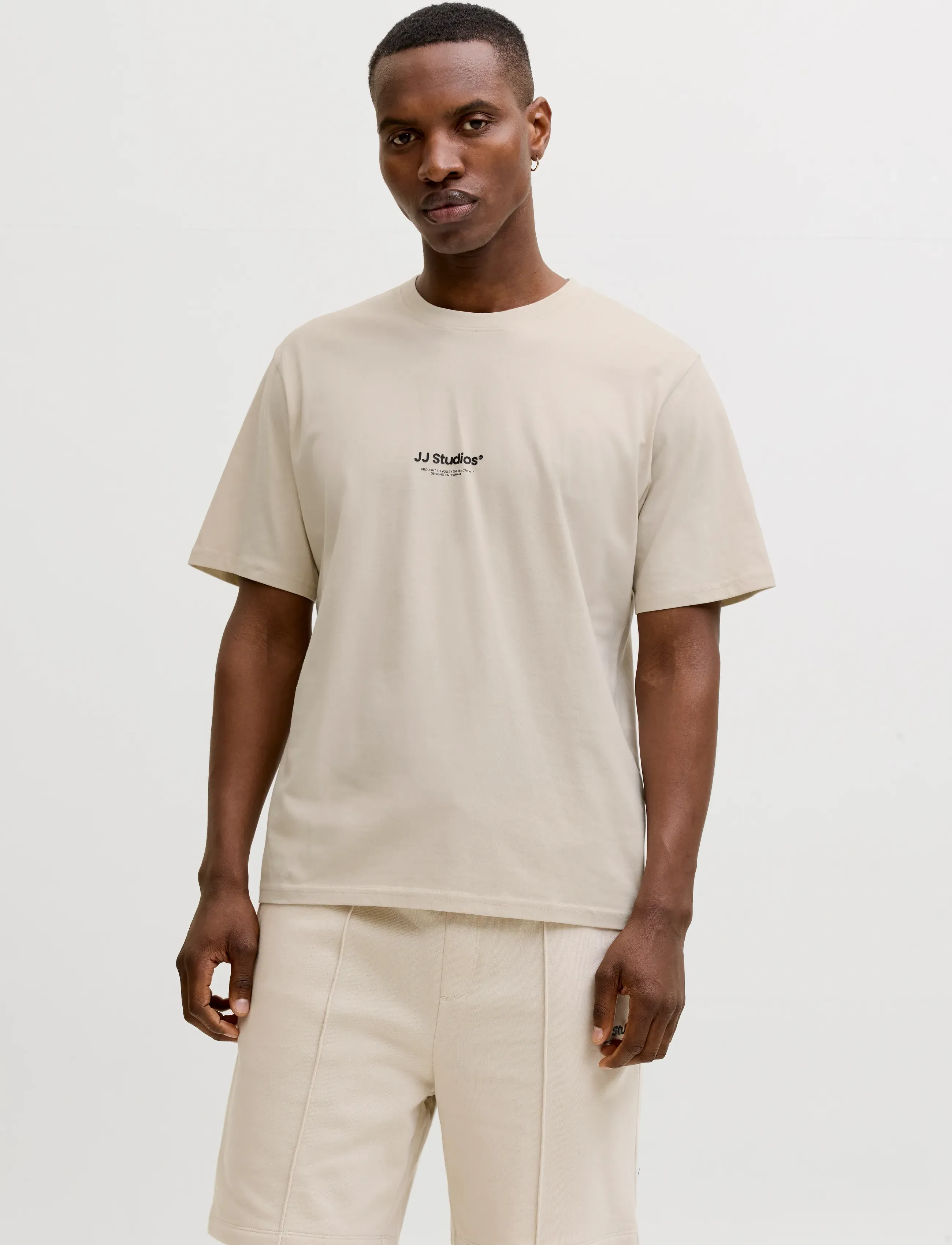 Jack & Jones JJESOHO TEE SS CREW NECK NOOS - Erbjudanden - MOONBEAM / beige