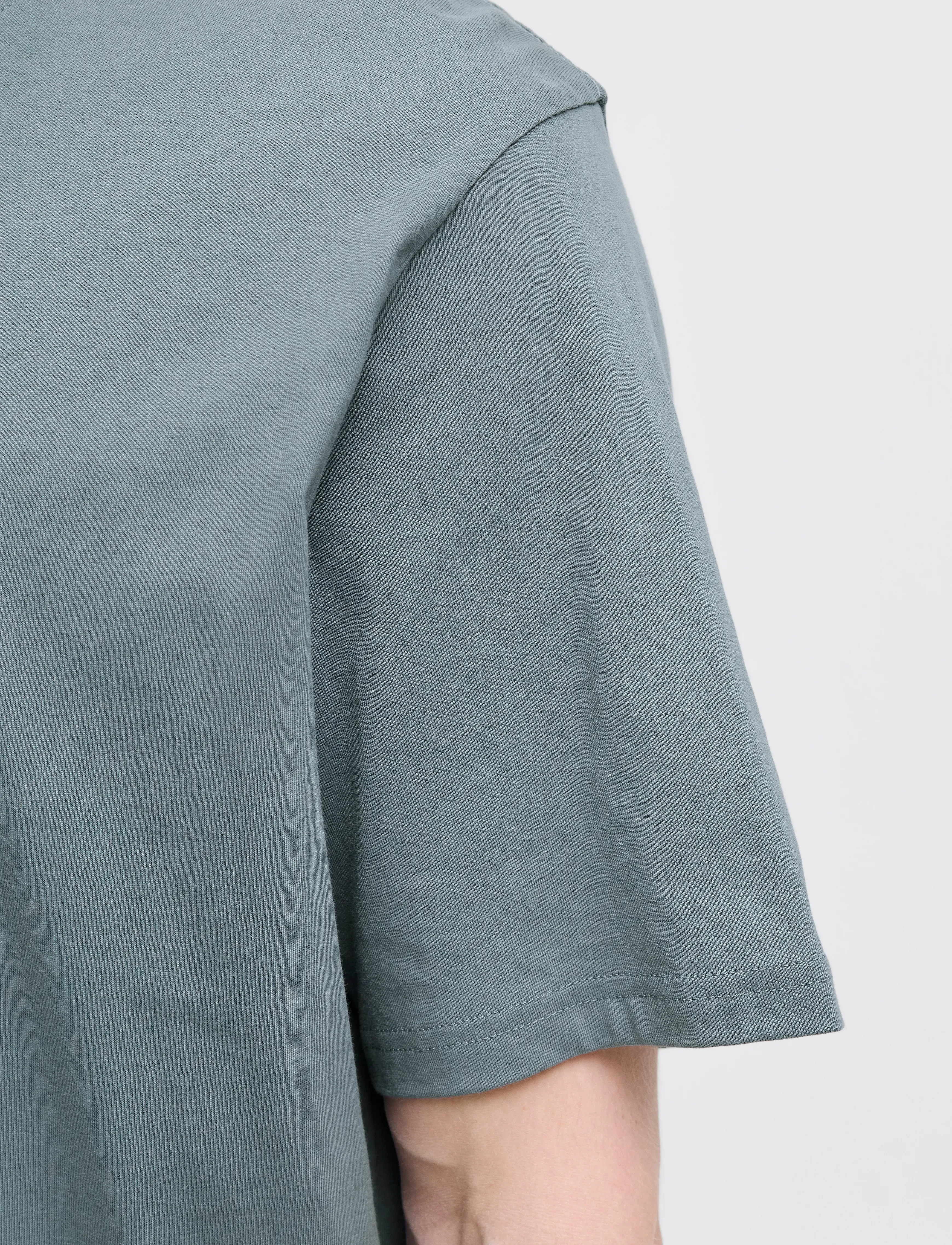 Jack & Jones - JJESOHO TEE SS CREW NECK NOOS - short-sleeved t-shirts - stormy weather - 3