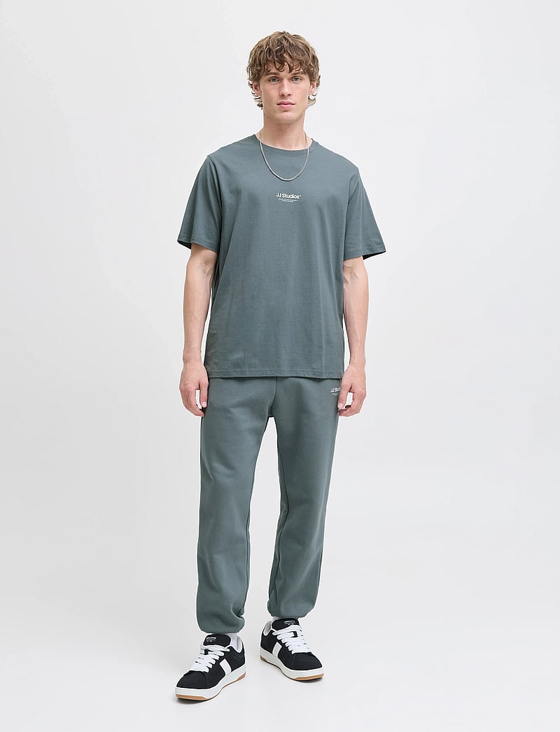 Jack & Jones - JJESOHO TEE SS CREW NECK NOOS - kurzärmelig - stormy weather - 4