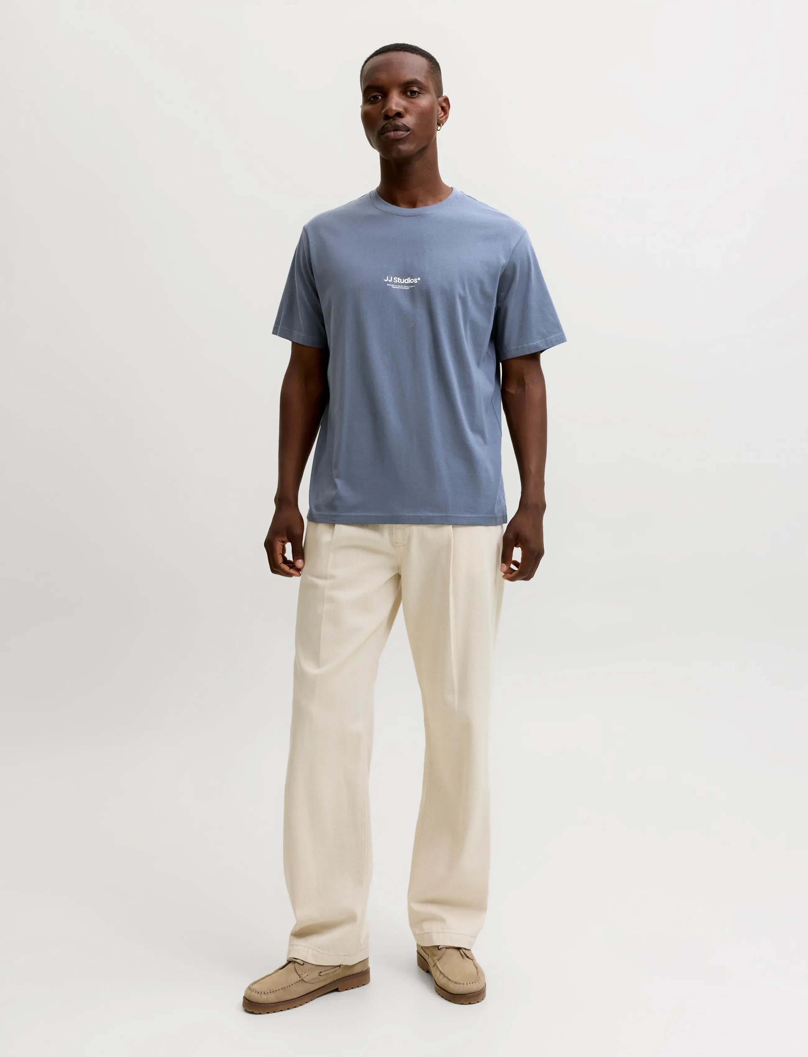 Jack & Jones - JJESOHO TEE SS CREW NECK NOOS - lühikeste varrukatega t-särgid - turbulence - 3