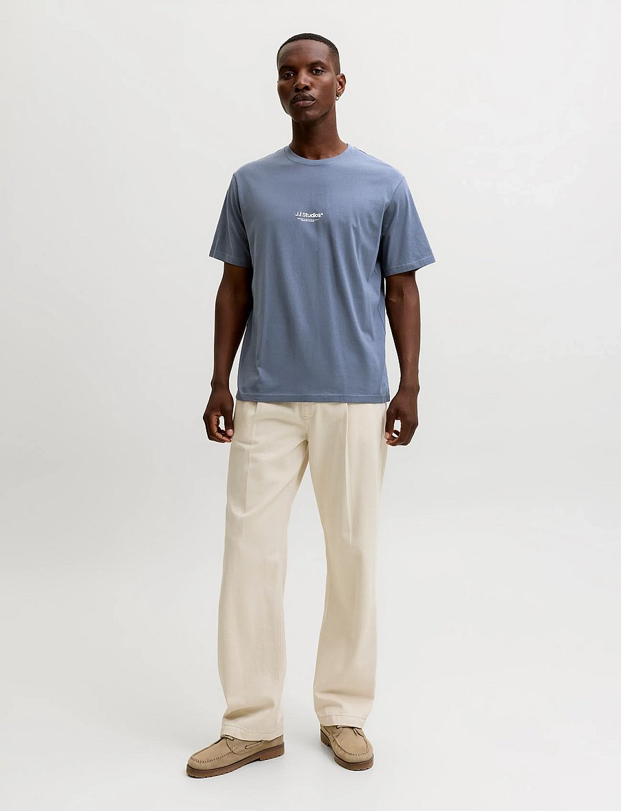 Jack & Jones - JJESOHO TEE SS CREW NECK NOOS - lühikeste varrukatega t-särgid - turbulence - 3