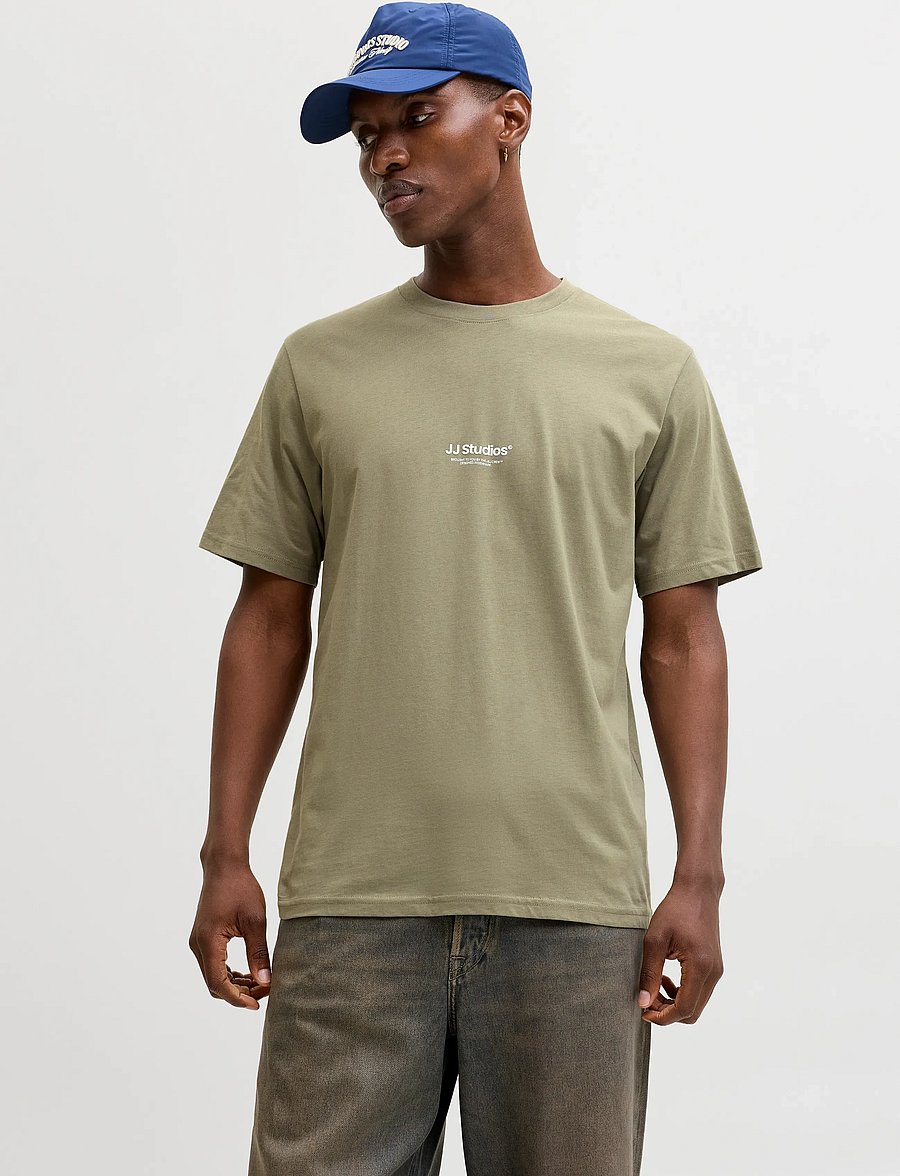 Jack & Jones - JJESOHO TEE SS CREW NECK NOOS - kurzärmelig - vetiver - 0