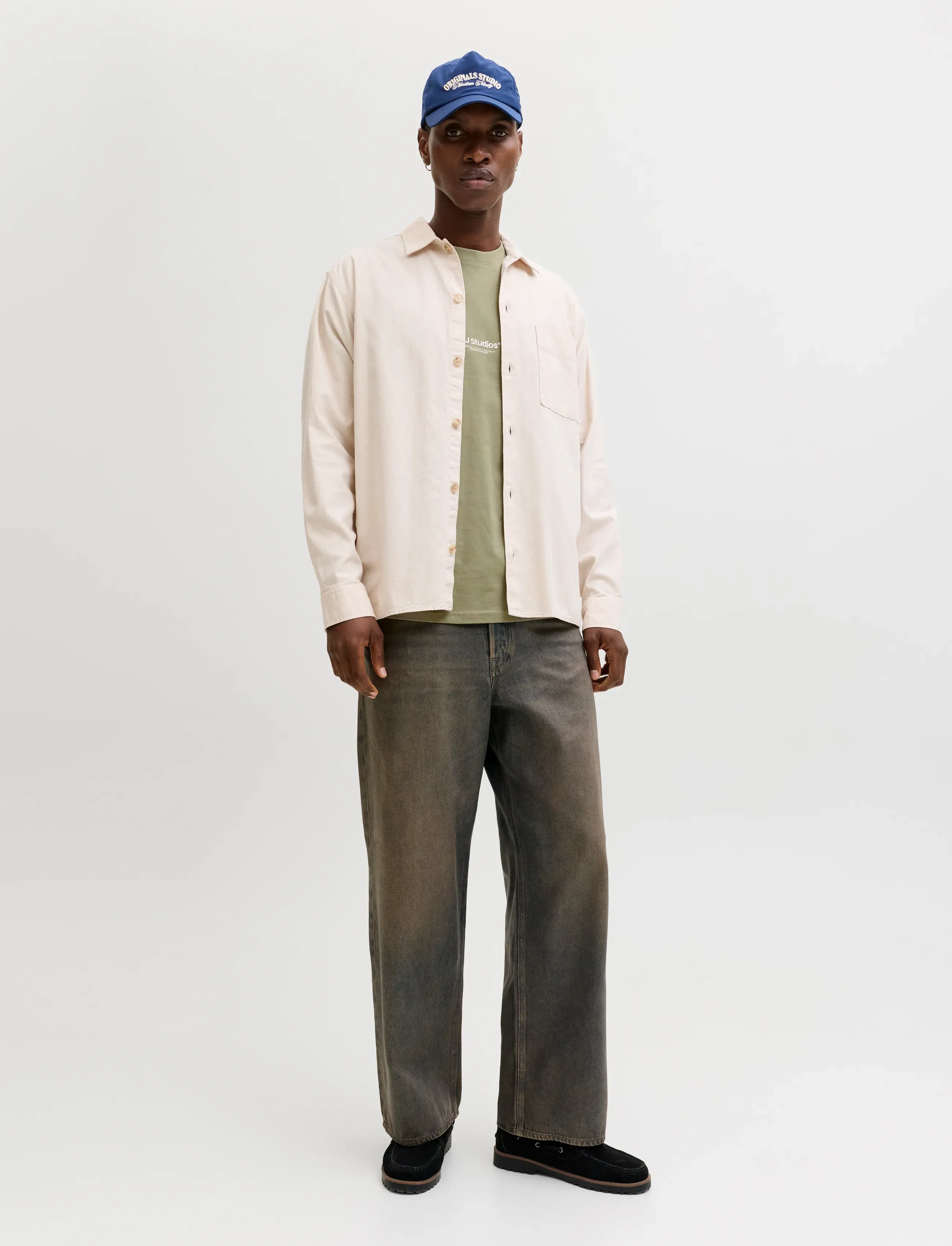Jack & Jones - JJESOHO TEE SS CREW NECK NOOS - short-sleeved t-shirts - vetiver - 3