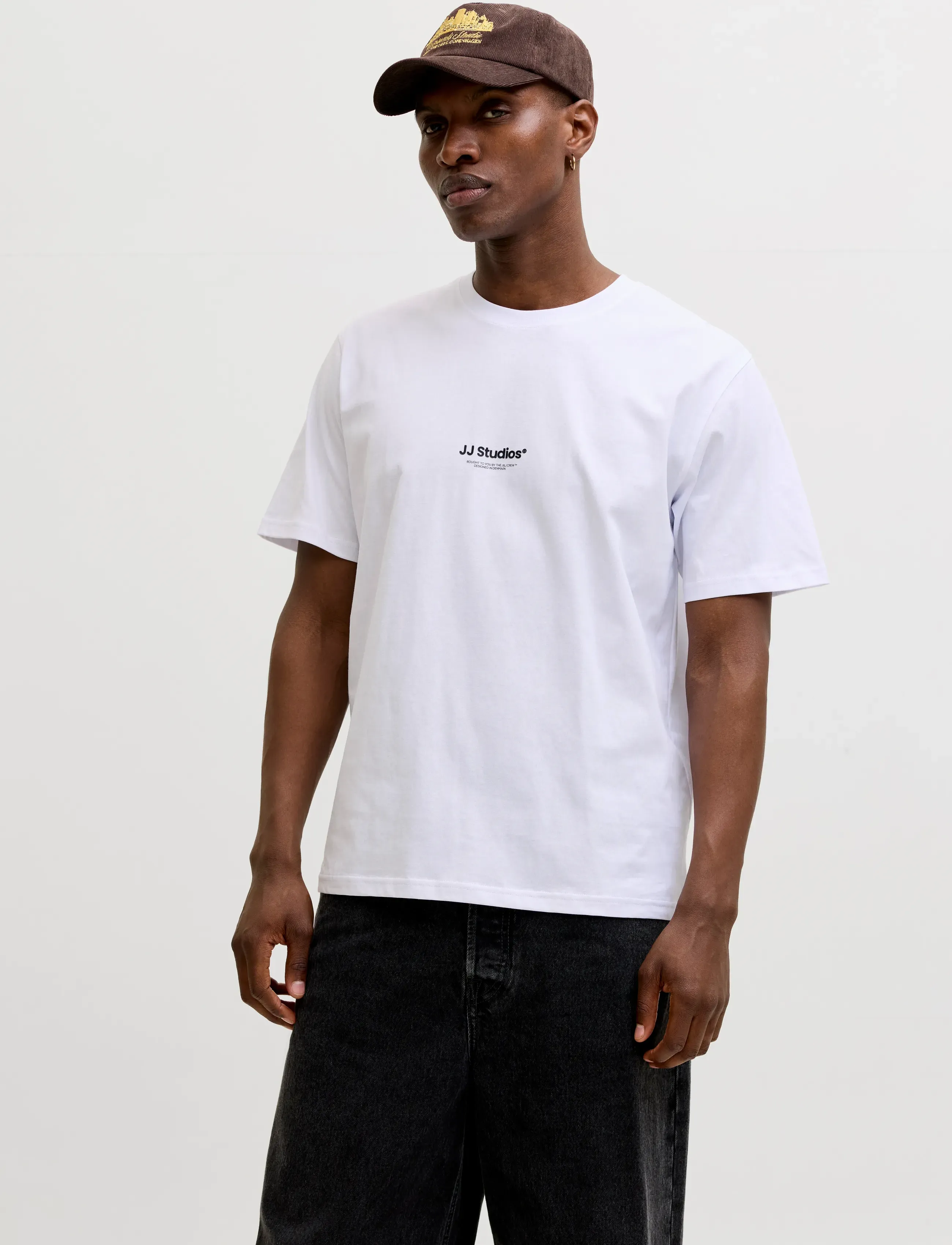 Jack & Jones JJESOHO TEE SS CREW NECK NOOS - Bolir - WHITE / white