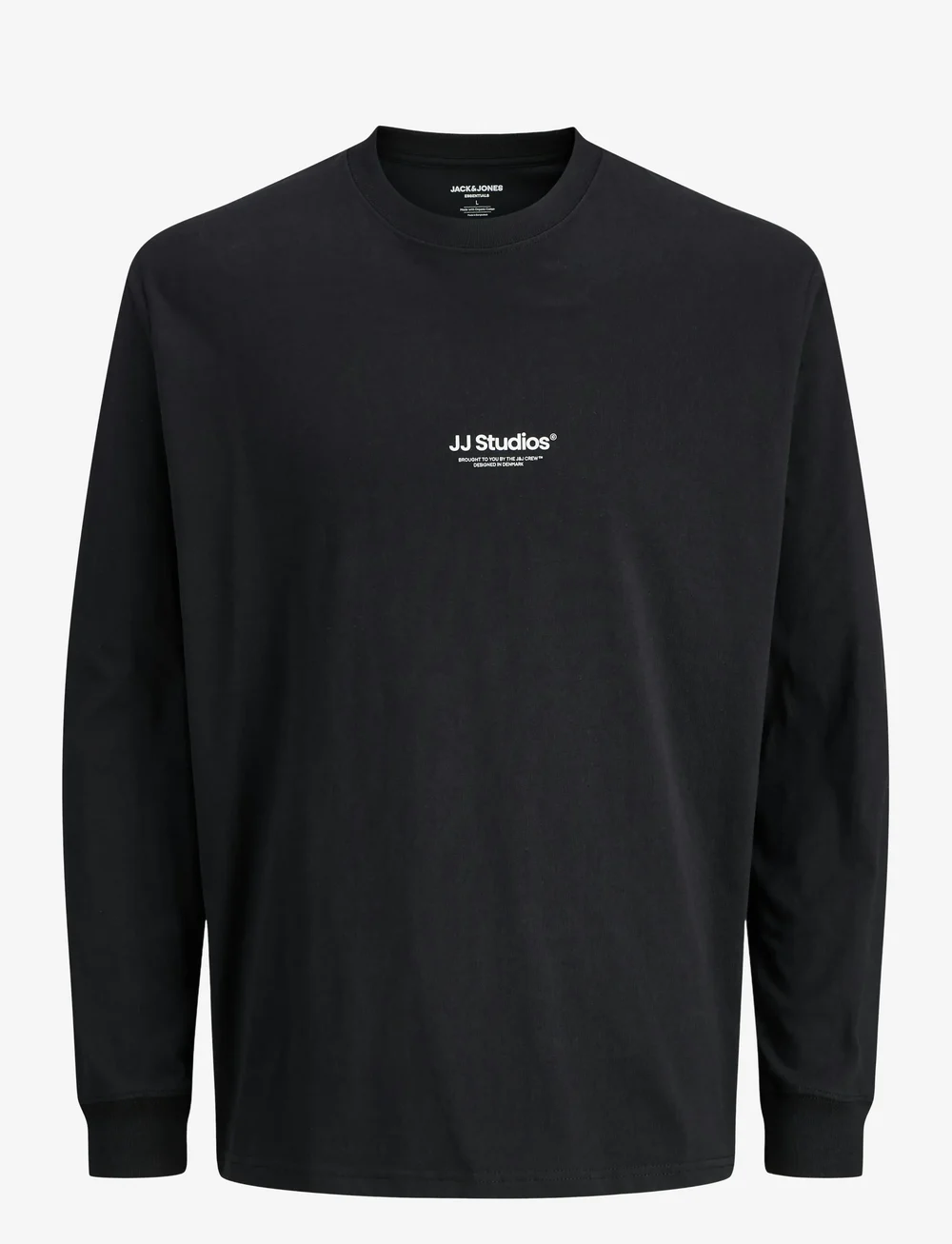 Jack & Jones - JJESOHO TEE LS CREW NECK NOOS - long-sleeved t-shirts - black - 1
