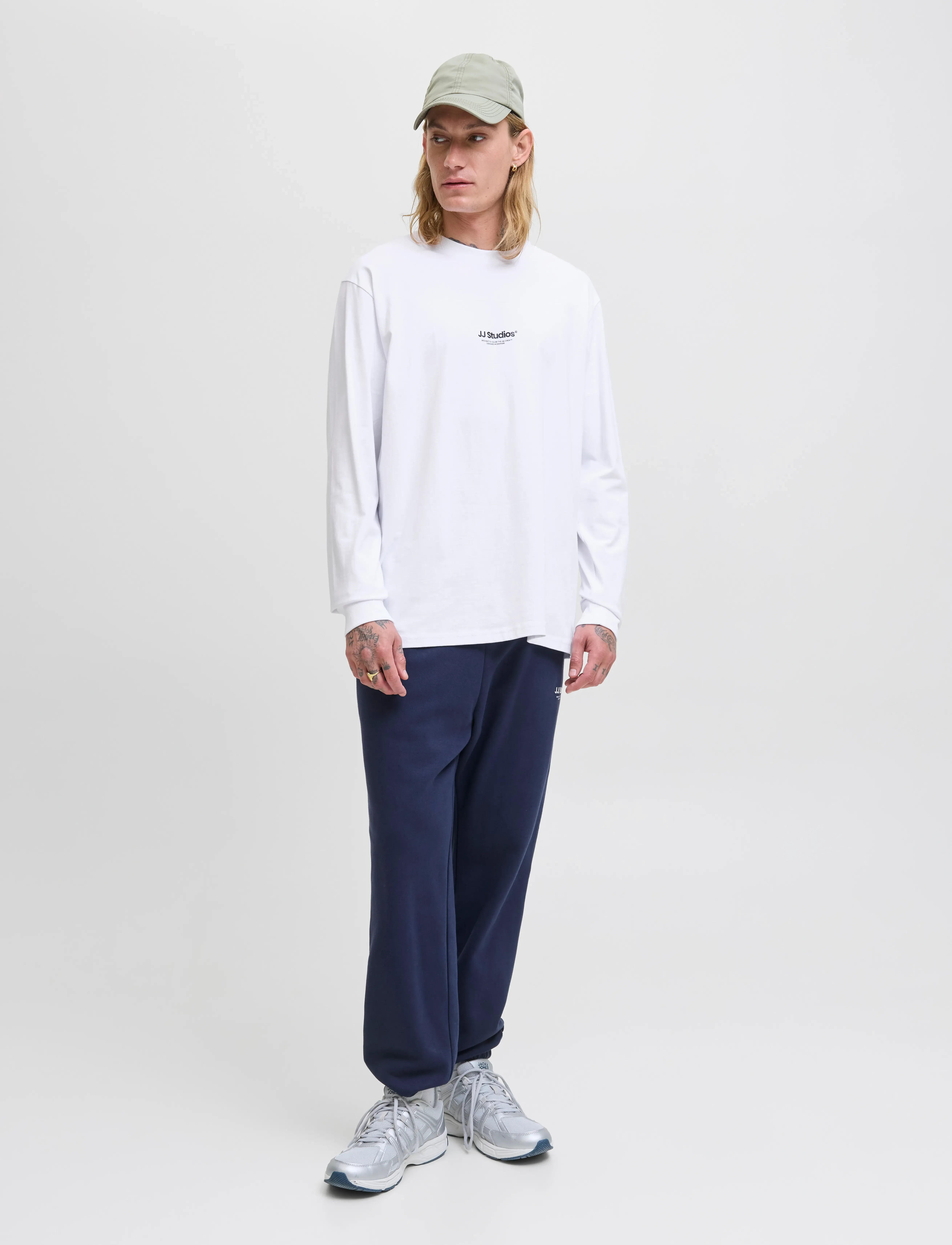 Jack & Jones - JJESOHO TEE LS CREW NECK NOOS - langærmede t-shirts - white - 5