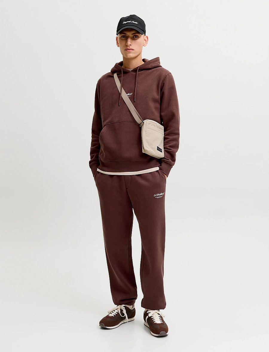 Jack & Jones - JJESOHO SWEAT HOOD NOOS - kapuzenpullover - bitter chocolate - 3