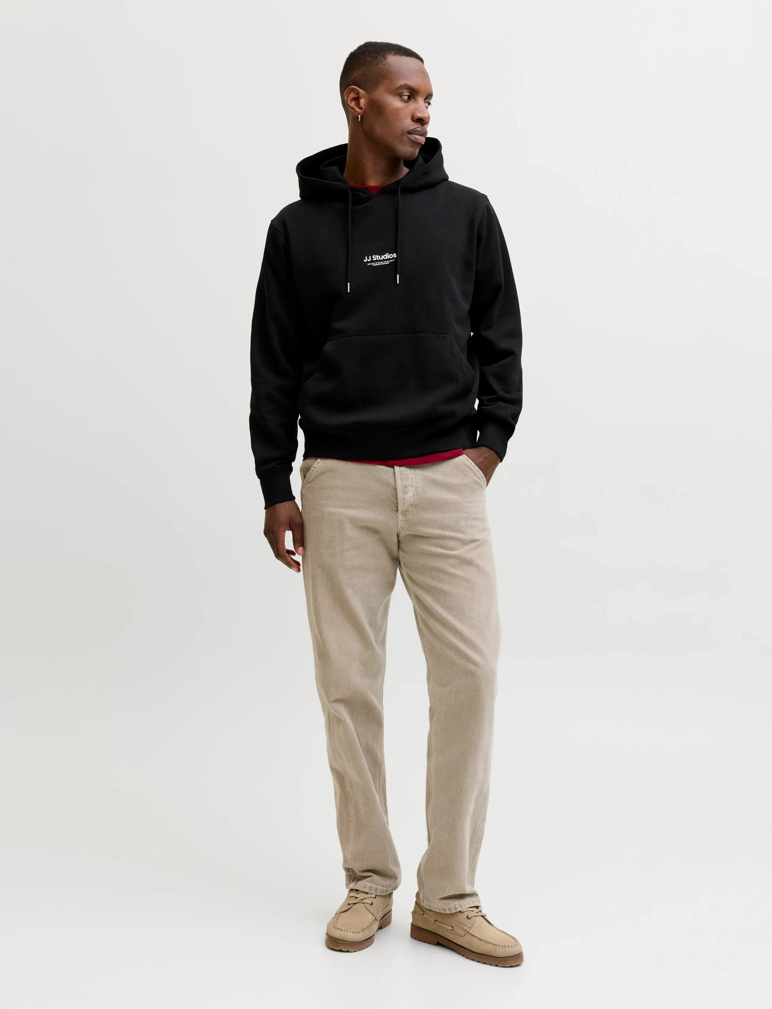 Jack & Jones - JJESOHO SWEAT HOOD NOOS - kapuzenpullover - black - 4