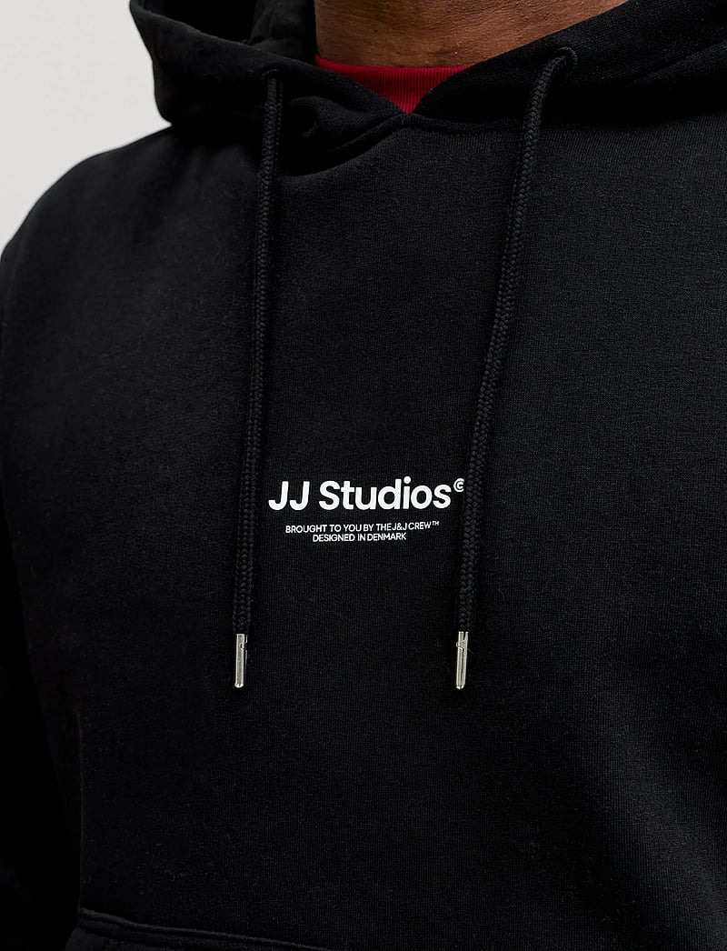 Jack & Jones - JJESOHO SWEAT HOOD NOOS - kapuzenpullover - black - 5