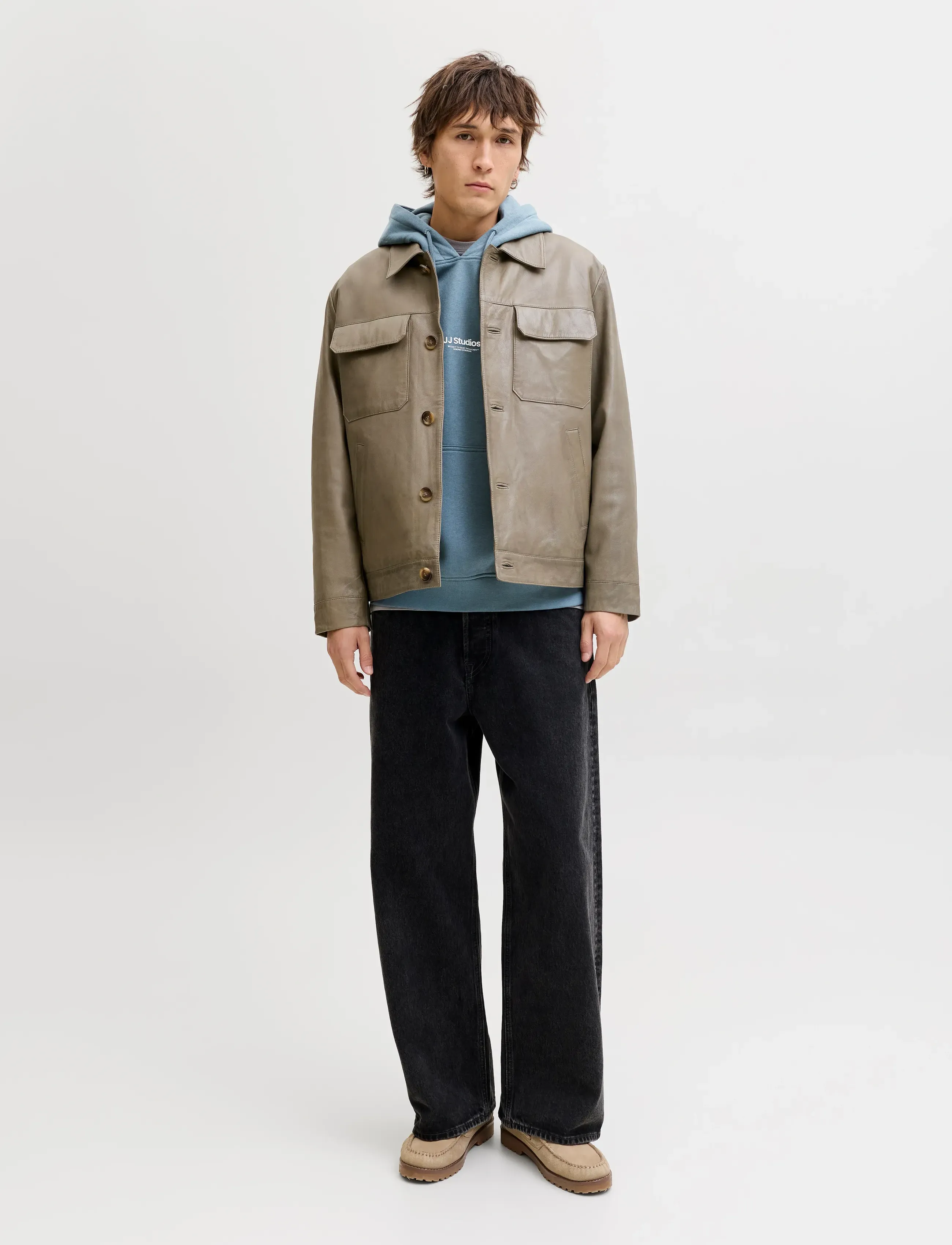 Jack & Jones - JJESOHO SWEAT HOOD NOOS - kapuzenpullover - blue mirage - 3