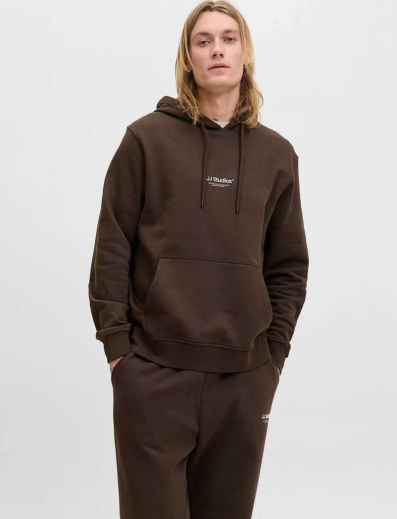 Jack & Jones - JJESOHO SWEAT HOOD NOOS - hættetrøjer - delicioso - 0