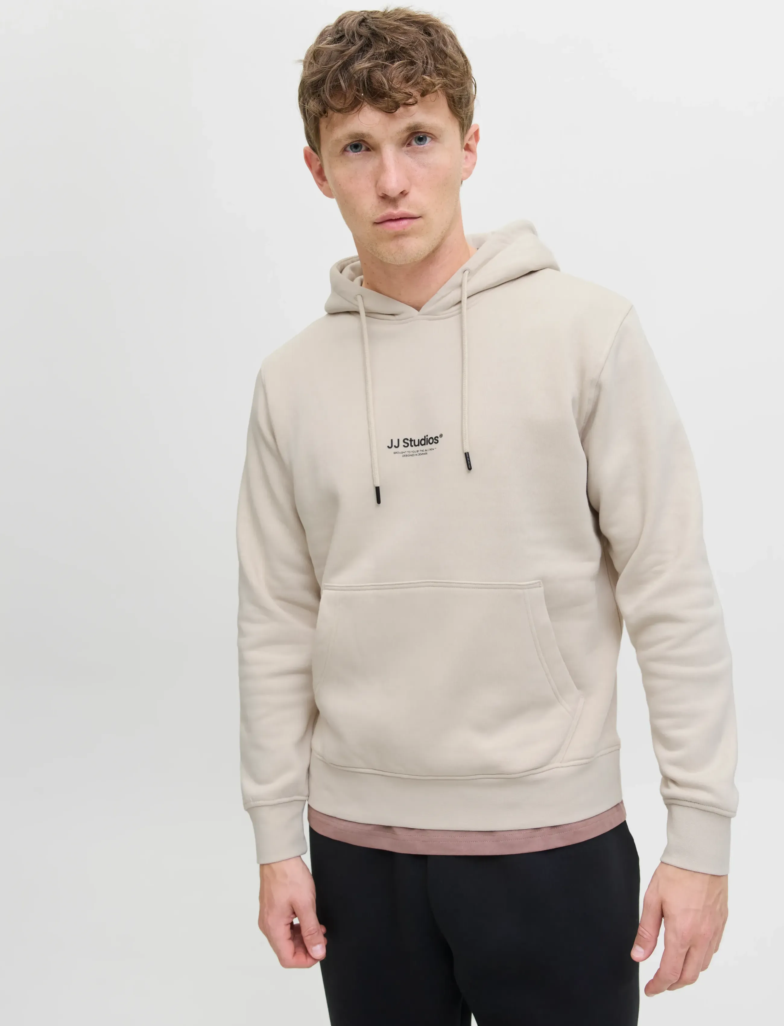 Jack & Jones - JJESOHO SWEAT HOOD NOOS - kapuzenpullover - moonbeam - 3