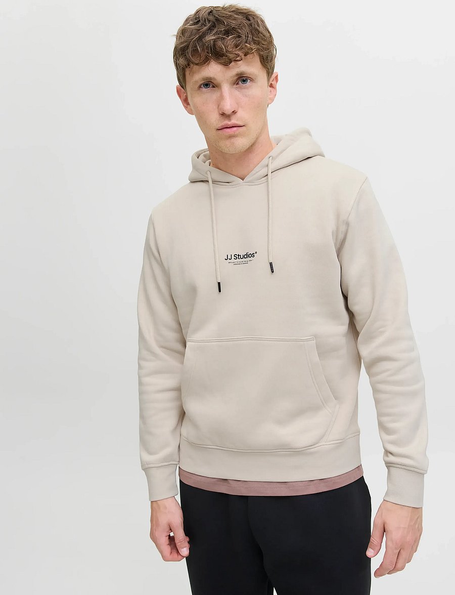 Jack & Jones - JJESOHO SWEAT HOOD NOOS - kapuzenpullover - moonbeam - 3