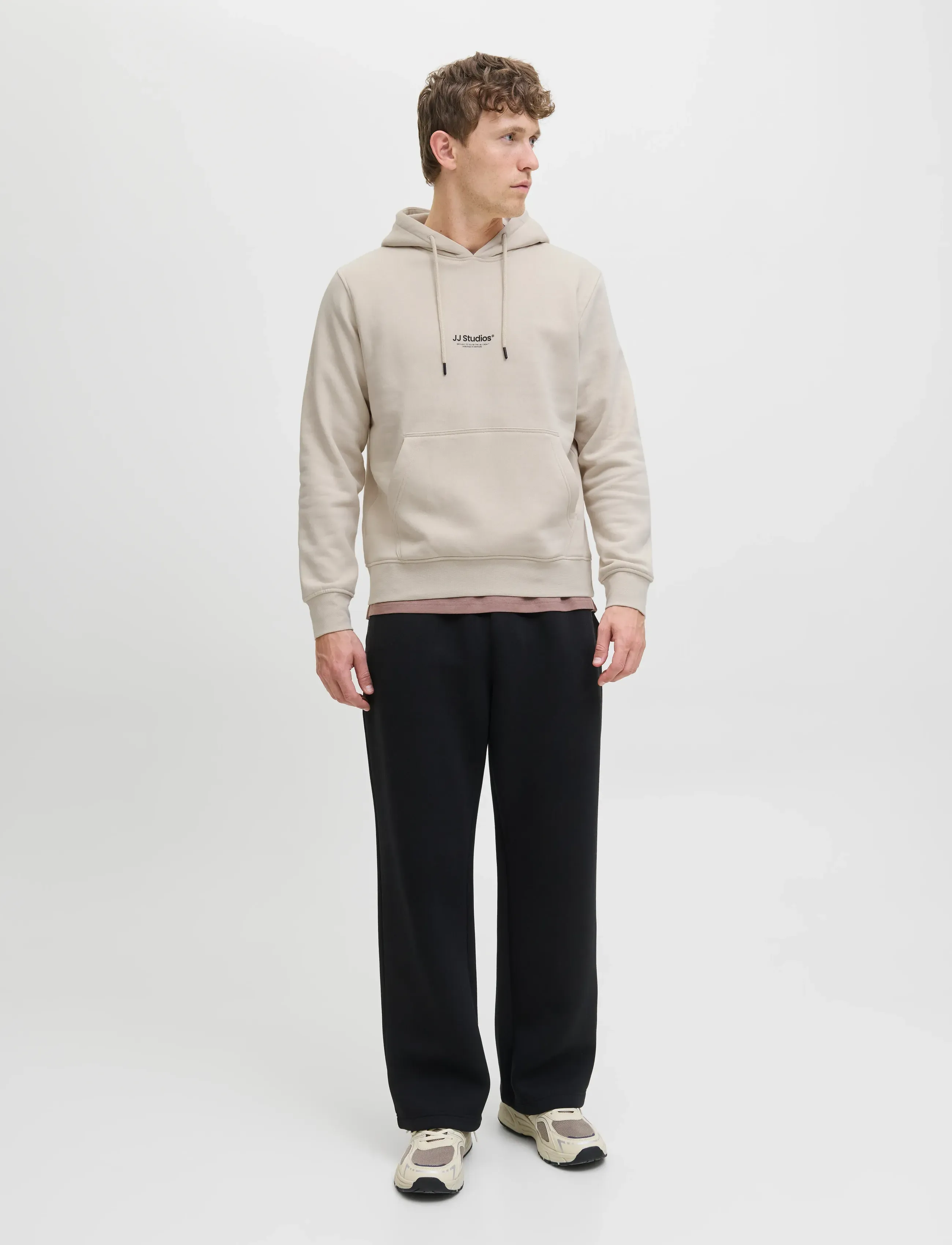Jack & Jones - JJESOHO SWEAT HOOD NOOS - kapuzenpullover - moonbeam - 4