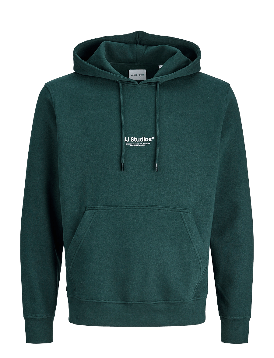 Jack & Jones - JJESOHO SWEAT HOOD NOOS - kapuzenpullover - scarab - 1