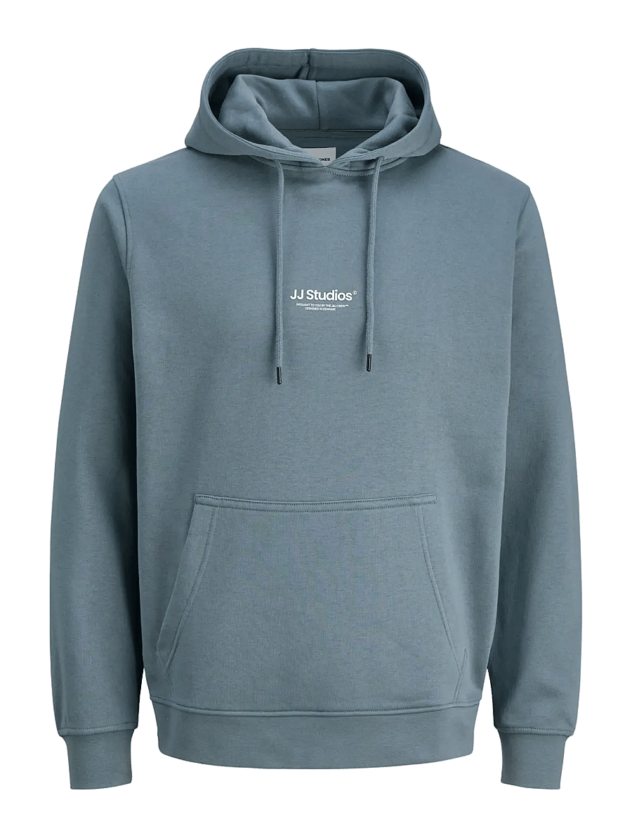 Jack & Jones - JJESOHO SWEAT HOOD NOOS - kapuzenpullover - stormy weather - 1