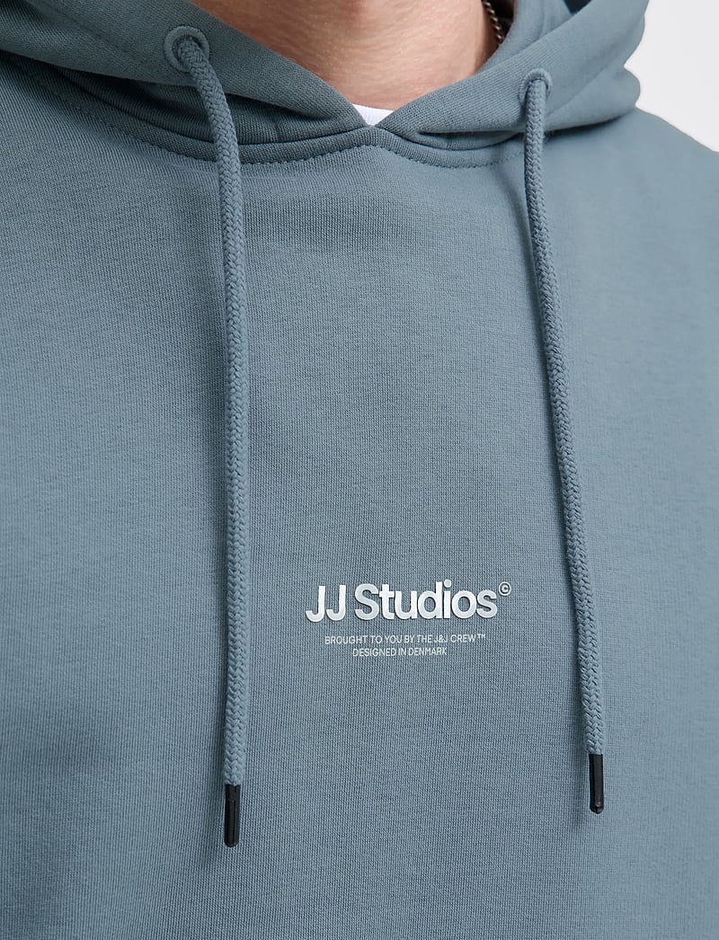 Jack & Jones - JJESOHO SWEAT HOOD NOOS - kapuzenpullover - stormy weather - 4